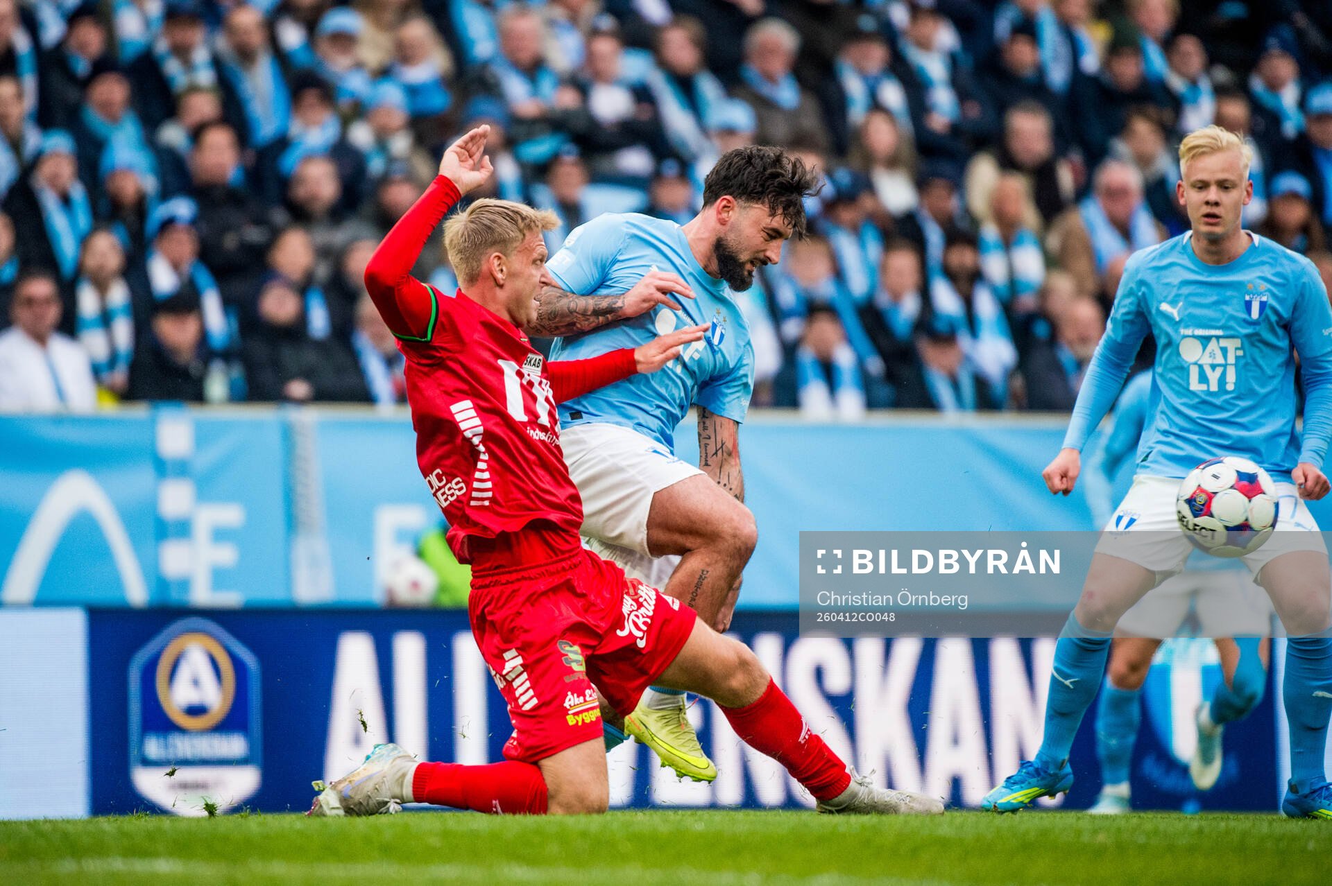GAISs Joackim Fagerjord och Malmö FFs Sead Haksabanovic