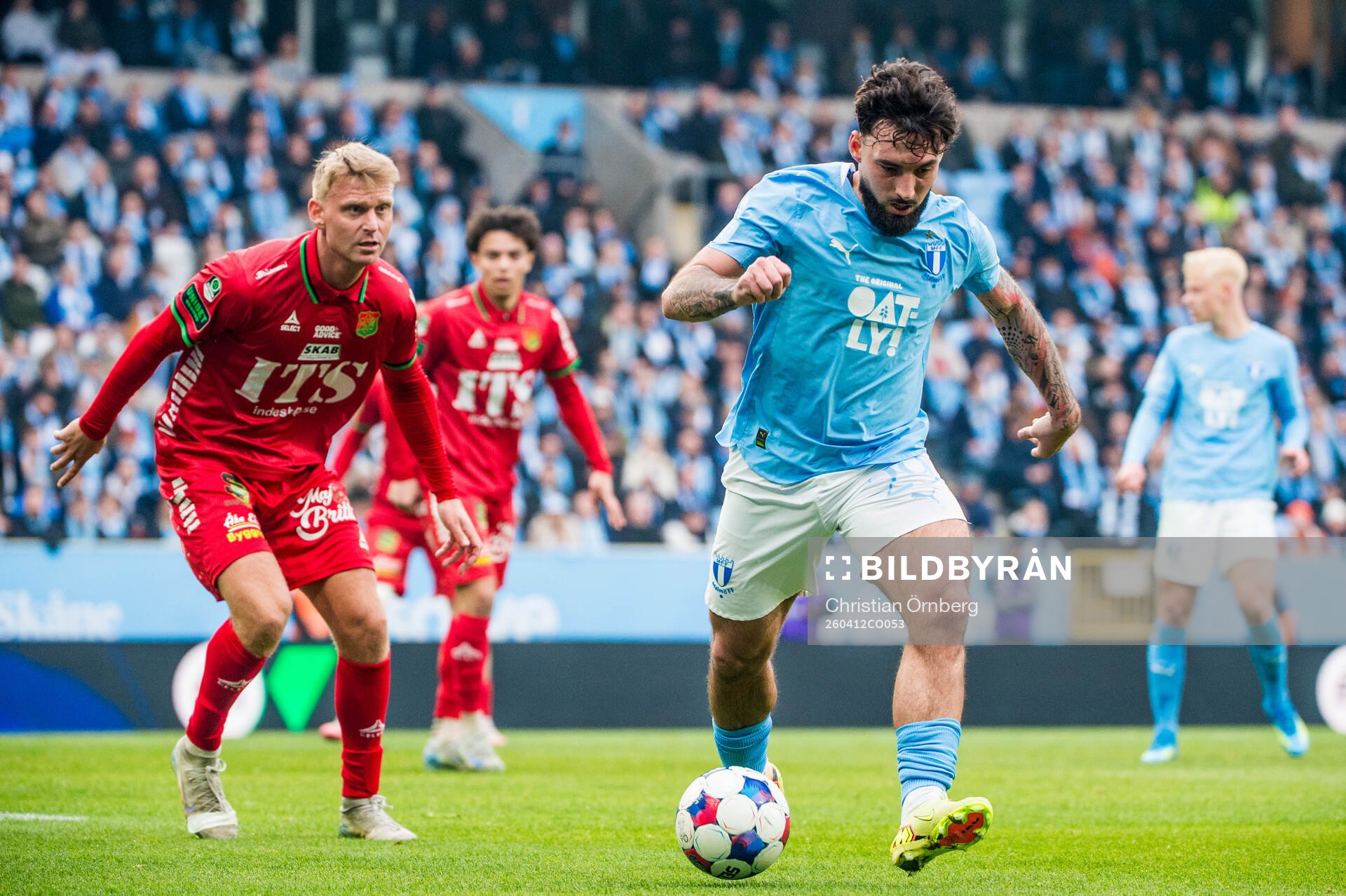 Malmö FFs Sead Haksabanovic och GAISs Joackim Fagerjord