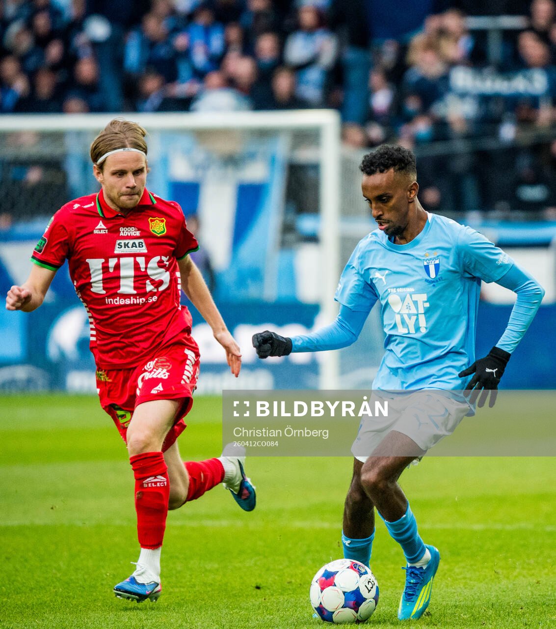 GAISs Oscar Pettersson och Malmö FFs Taha Ali