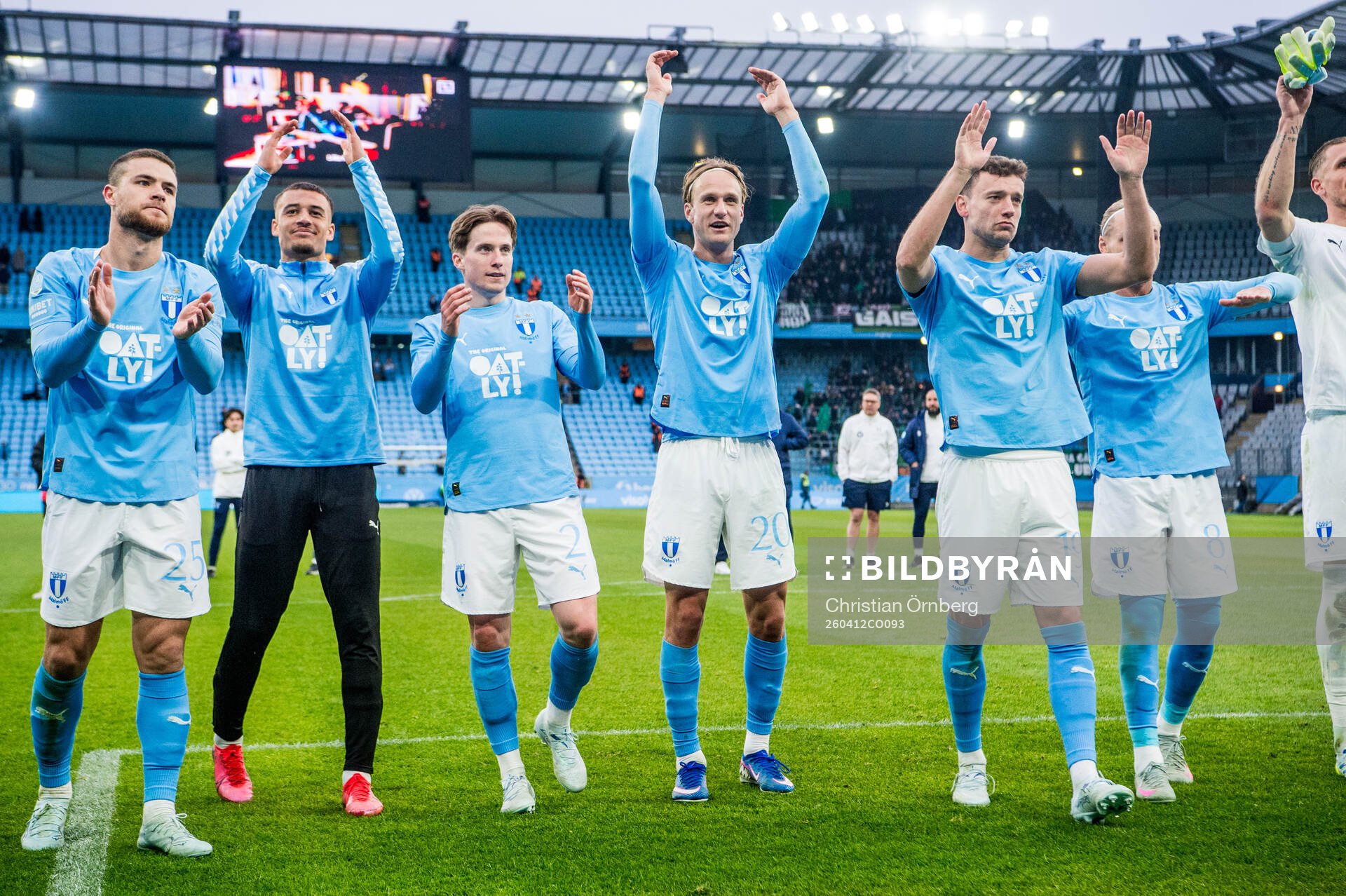 Malmö FFs spelare jublar
