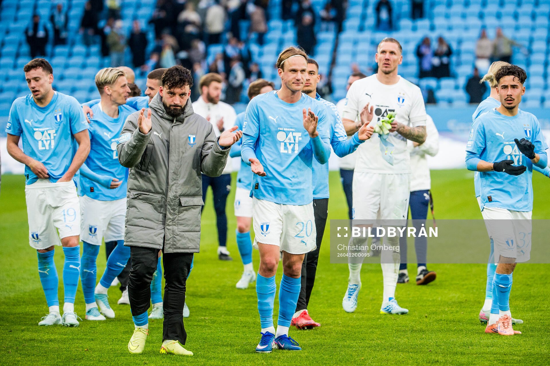 Malmö FFs spelare jublar