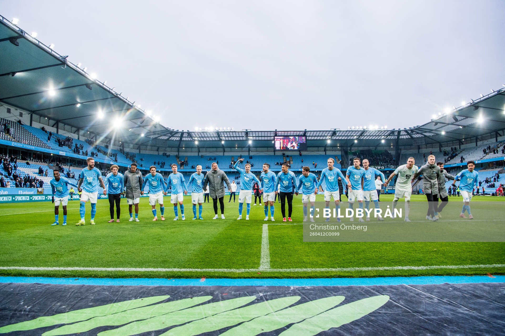 Malmö FFs spelare jublar