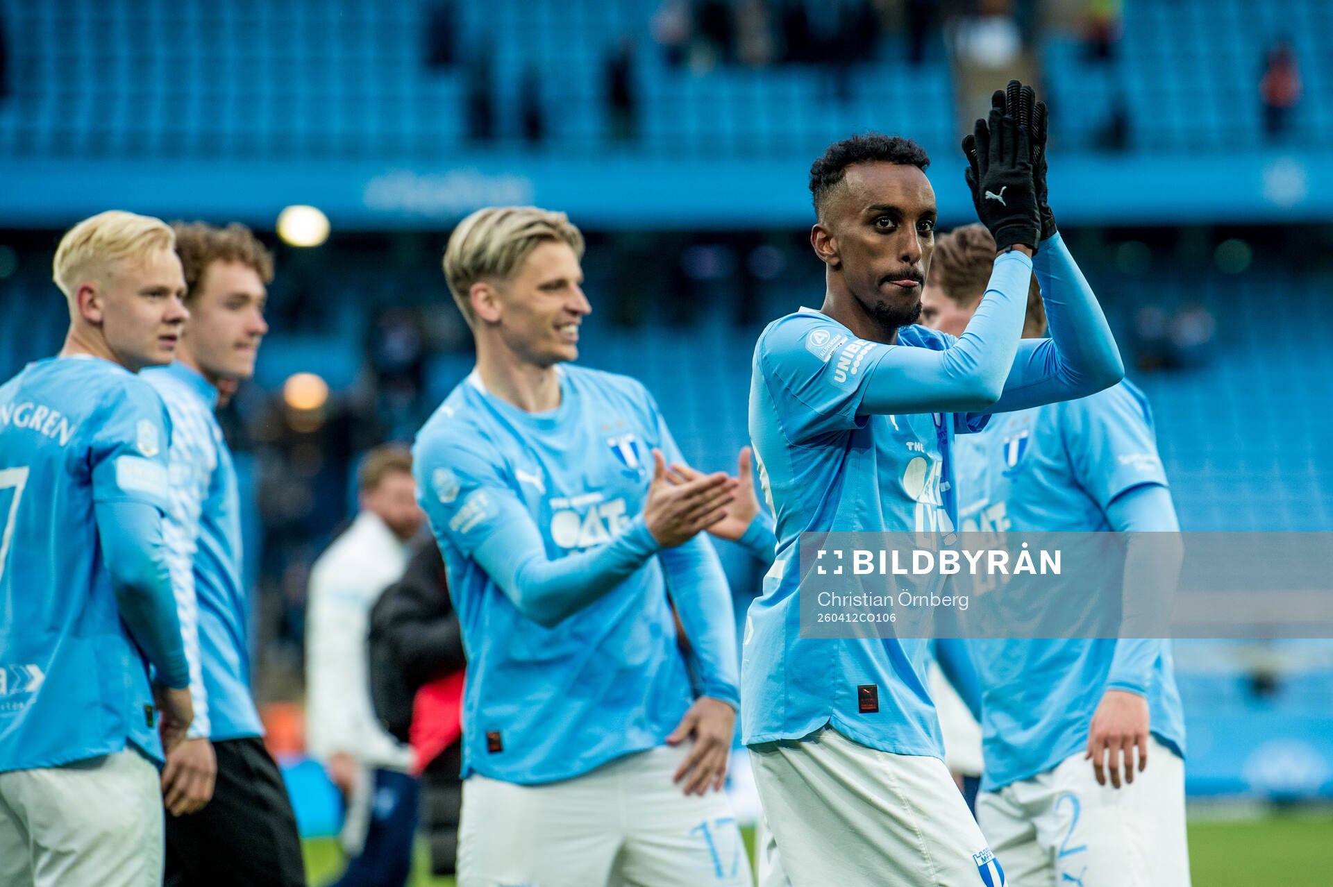 Malmö FFs Taha Ali jublar