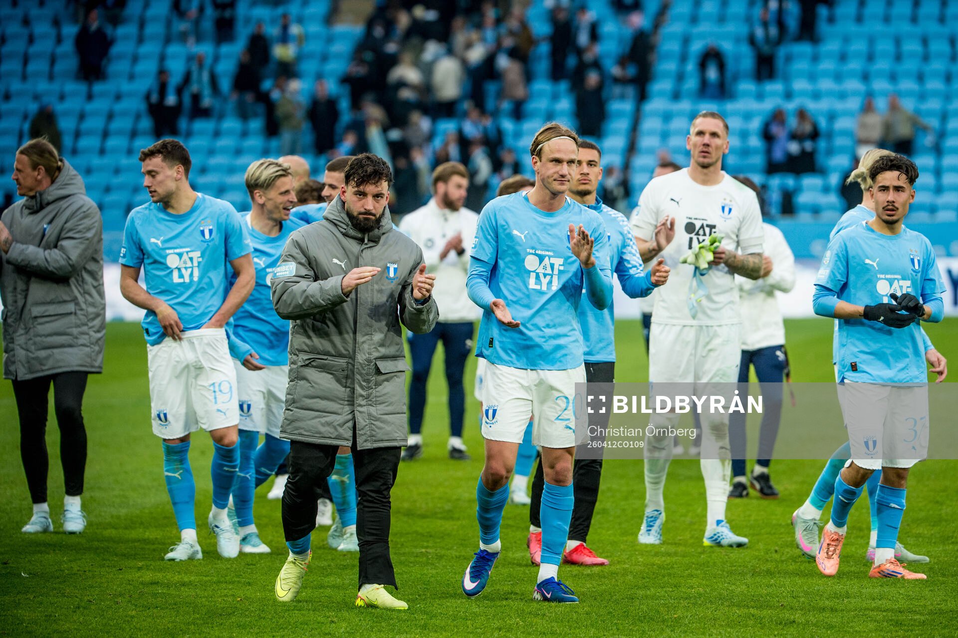 Malmö FFs Sead Haksabanovic och Erik Botheim jublar