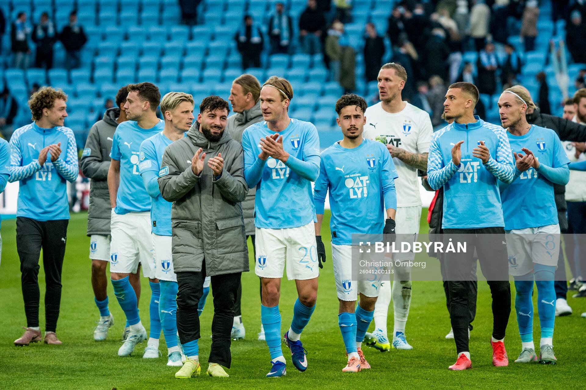 Malmö FFs Sead Haksabanovic, Erik Botheim och Adrian