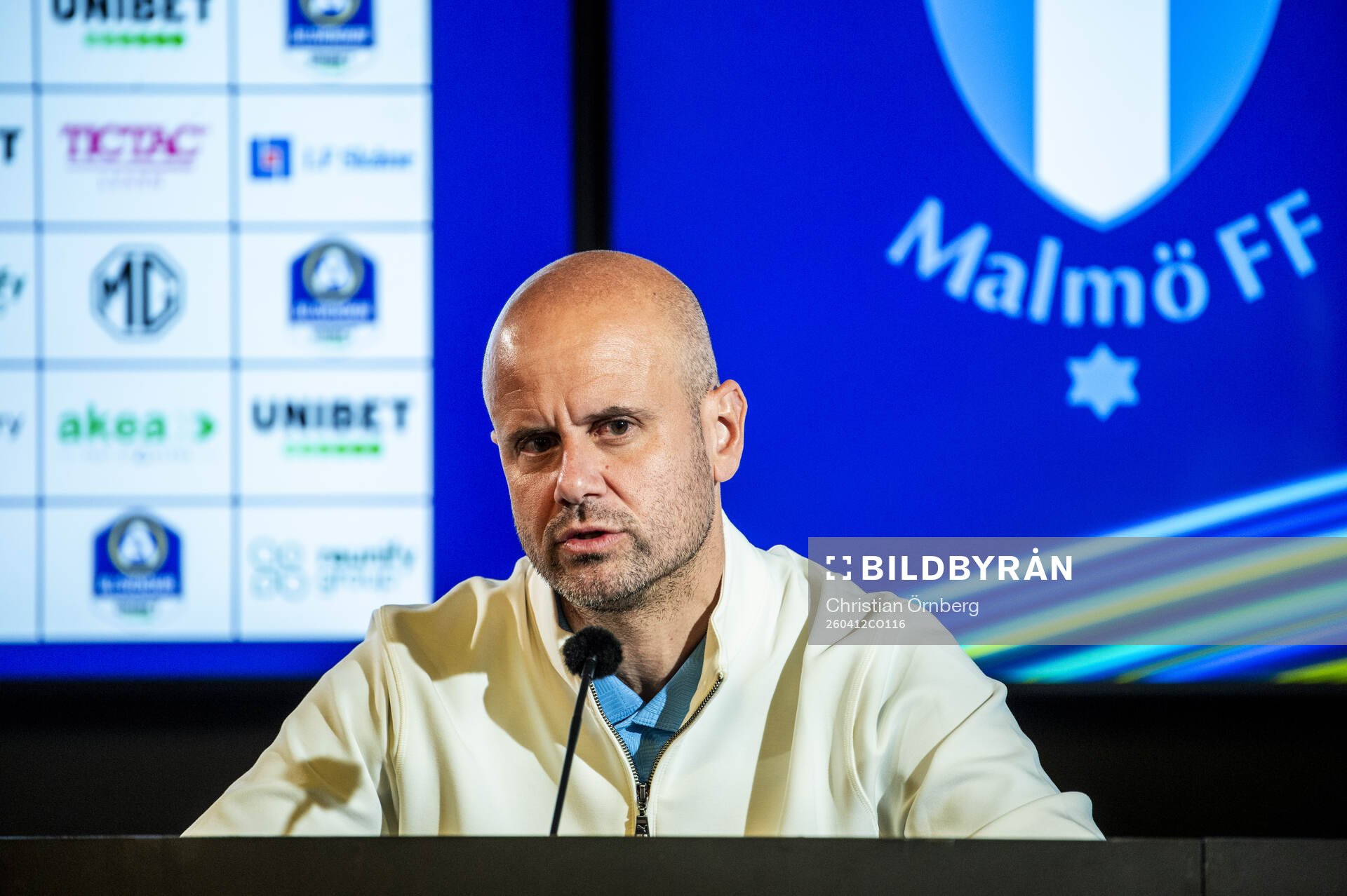 Malmö FFs huvudtränare Miguel Angel Ramirez på en
