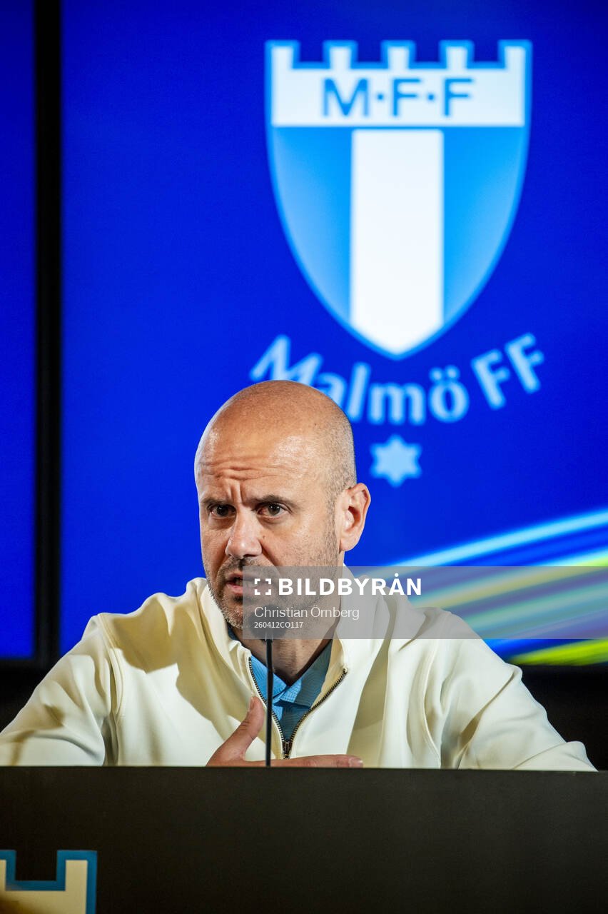 Malmö FFs huvudtränare Miguel Angel Ramirez på en