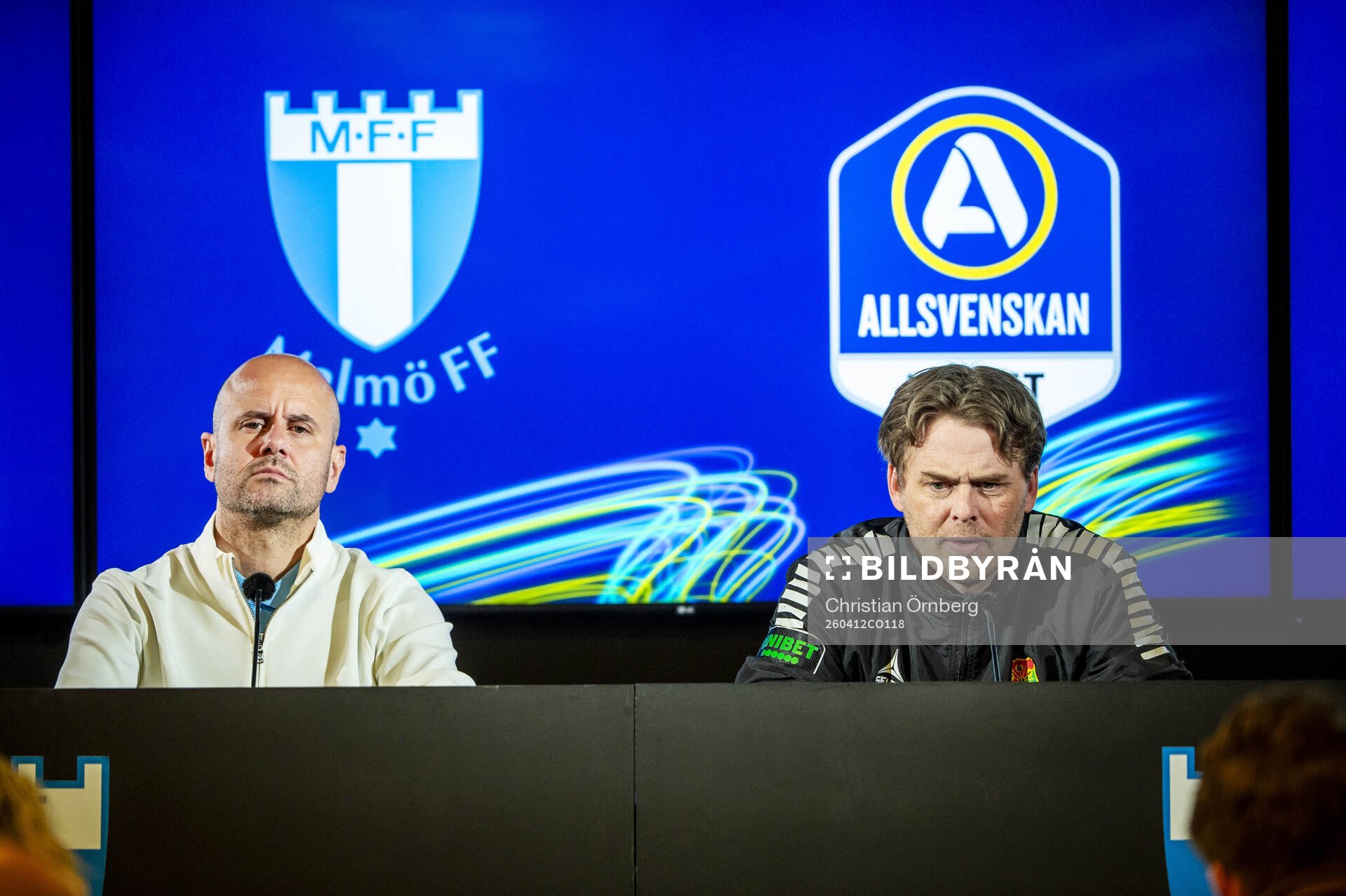 Malmö FFs huvudtränare Miguel Angel Ramirez och GAIS
