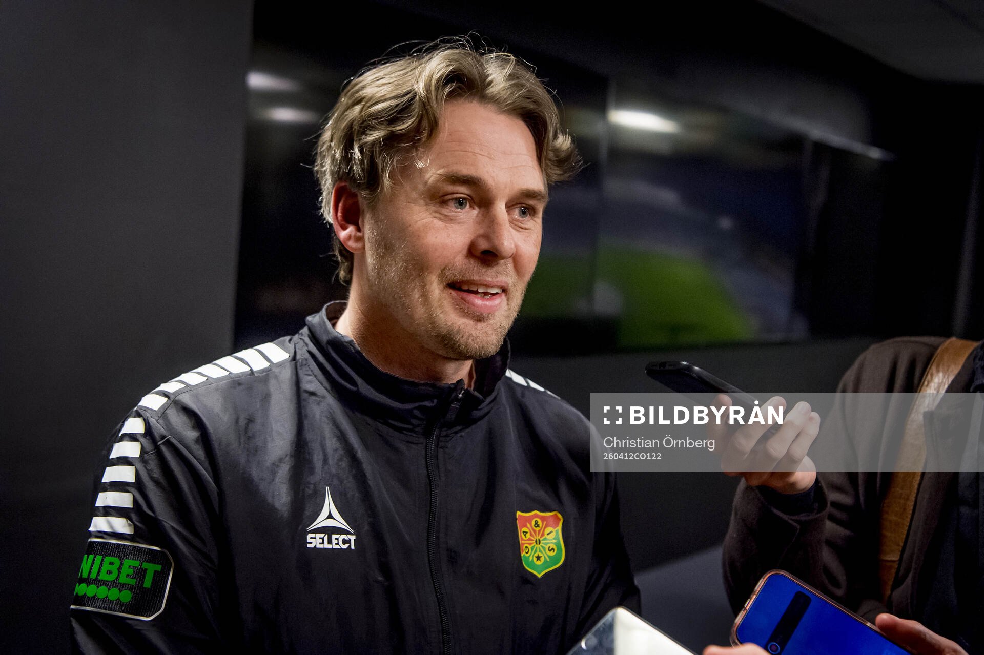 GAIS tränare Fredrik Holmberg