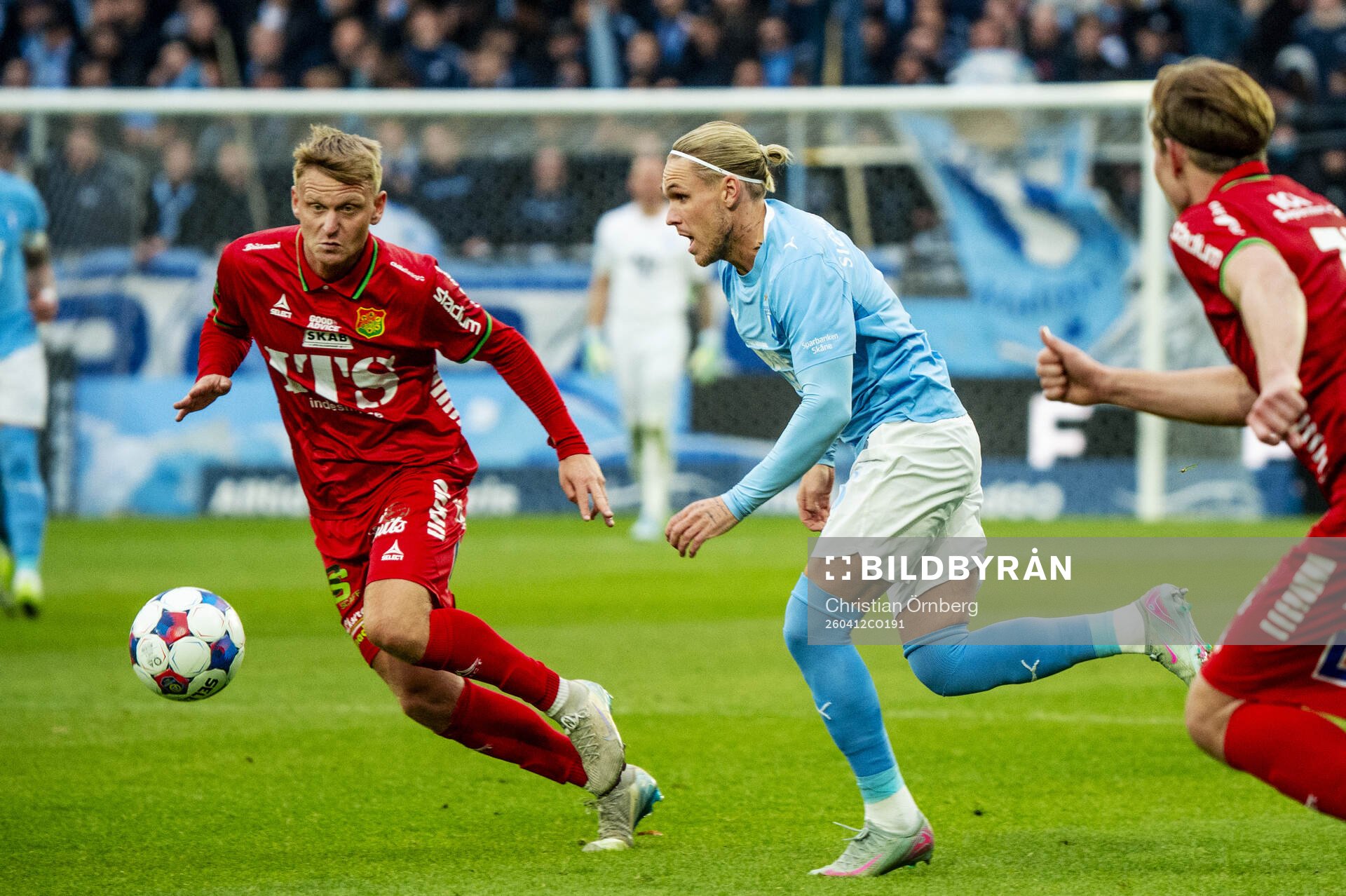 GAISs Joackim Fagerjord och Malmö FFs Arnor Sigurdsson