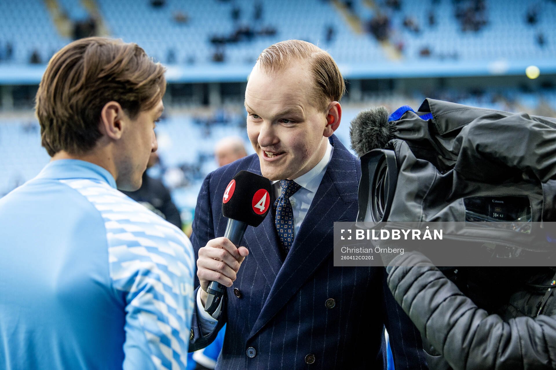 TV4s Martin von Knorring intervjuar Malmö Malmö FFs Oscar