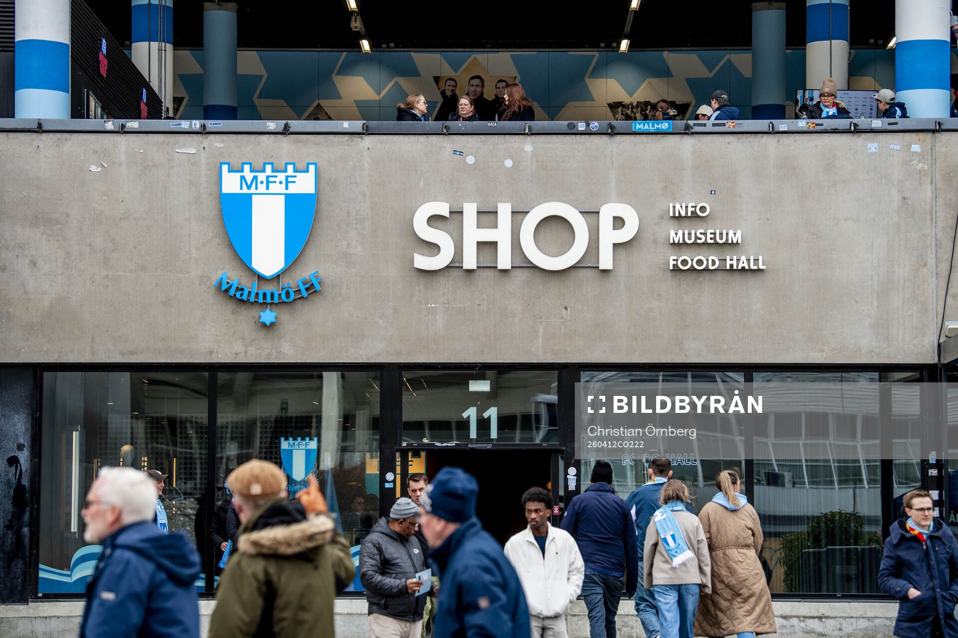 under fotbollsmatchen i Allsvenskan mellan Malmö FF och