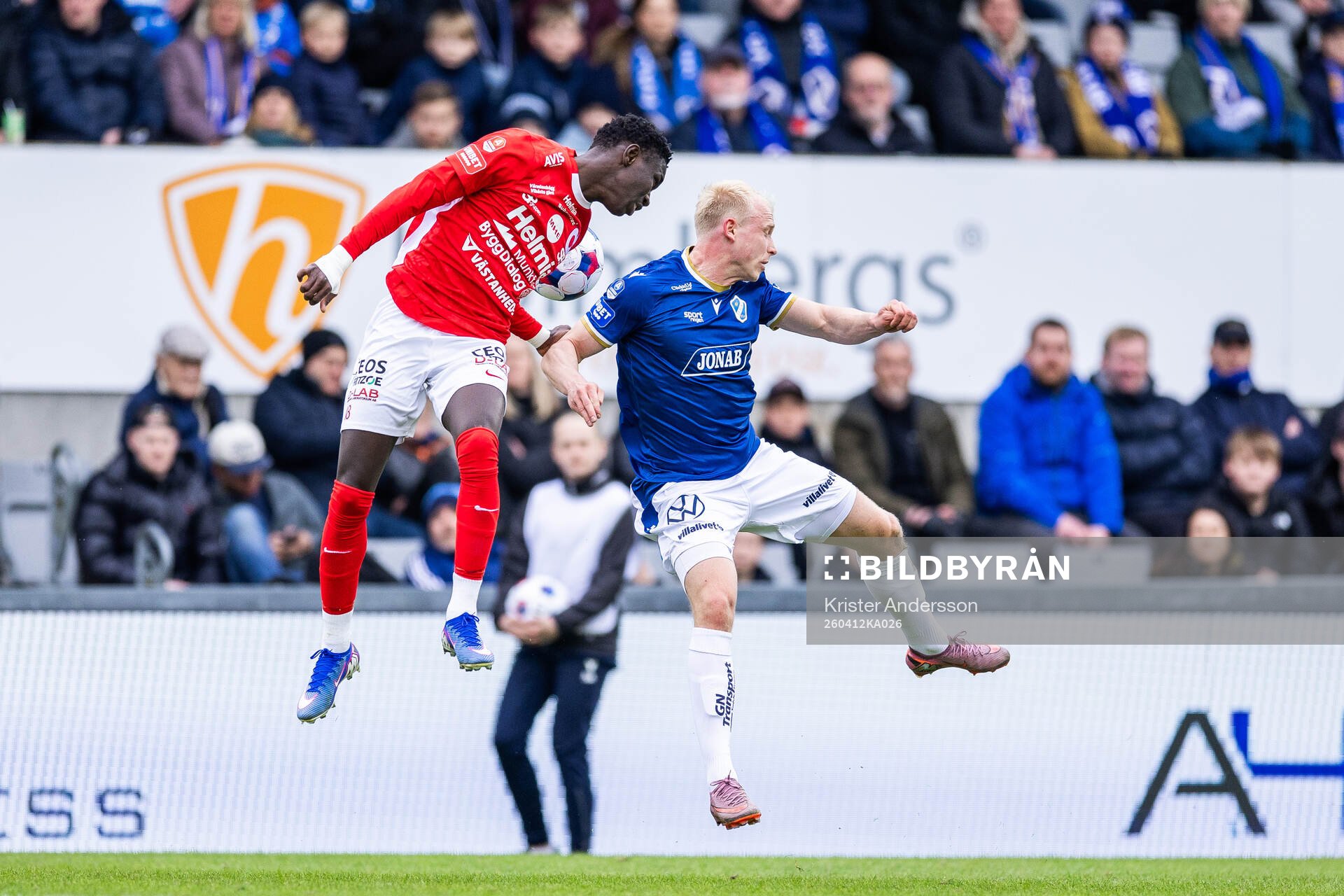 Degerfors Samba Diatara och Halmstads André Boman