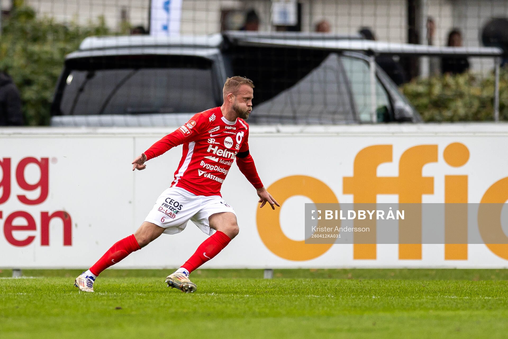 Degerfors Daniel Sundgren jublar