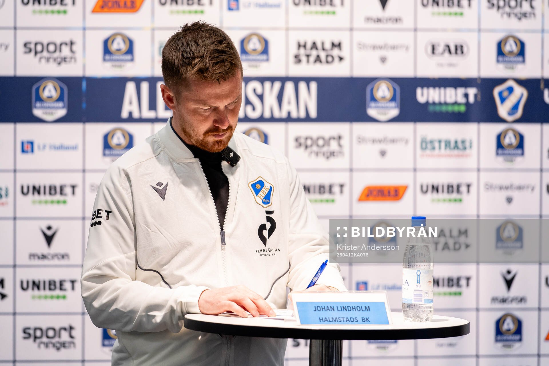 Halmstads tränare Johan Lindholm