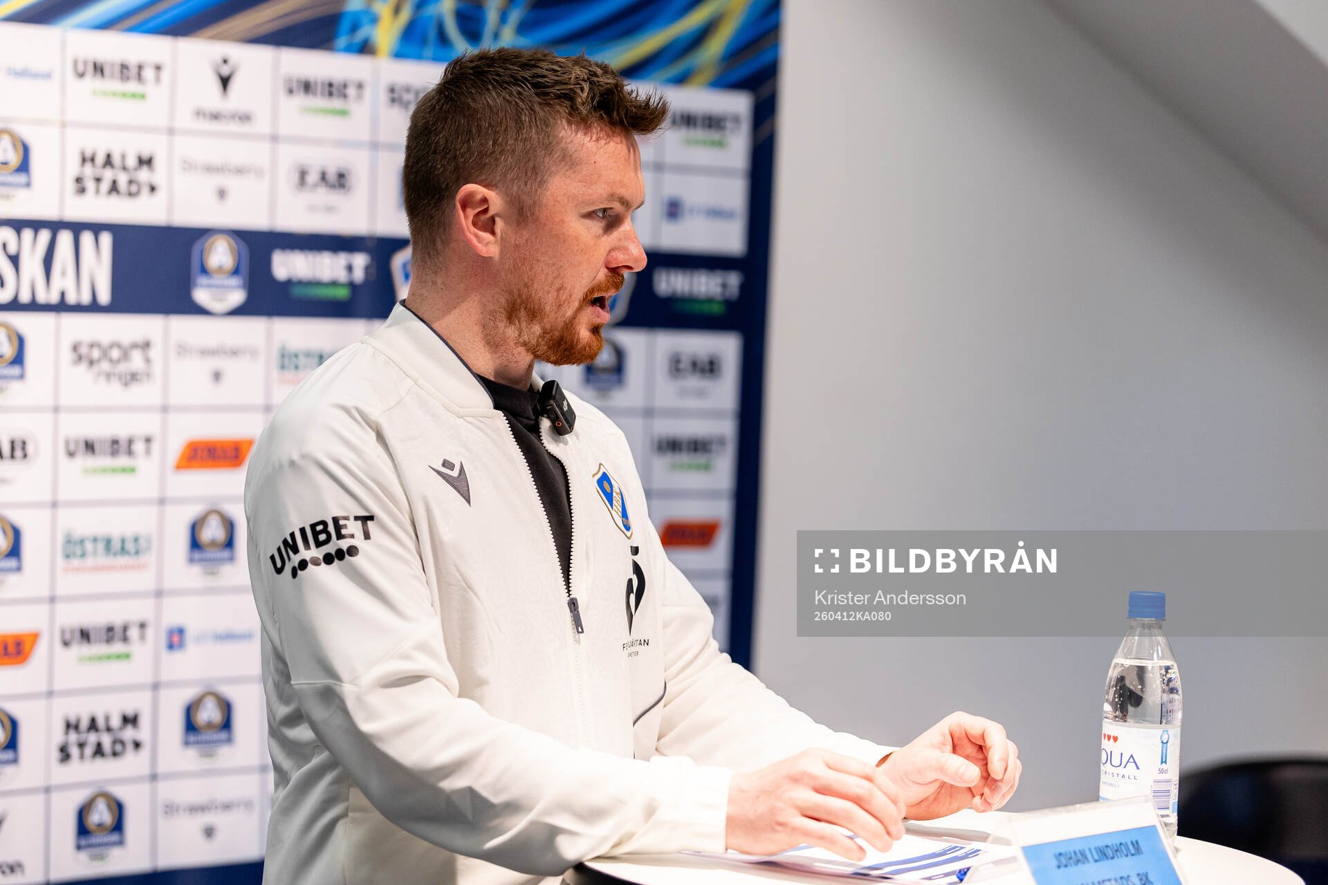 Halmstads tränare Johan Lindholm
