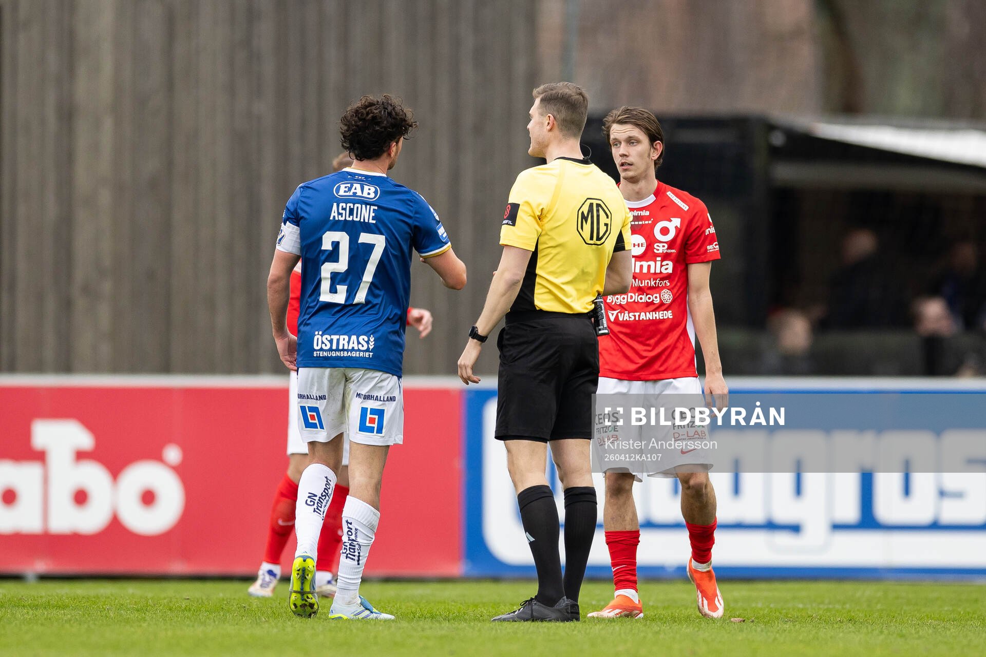 Halmstads Rocco Ascone och Degerfors Kazper Karlsson
