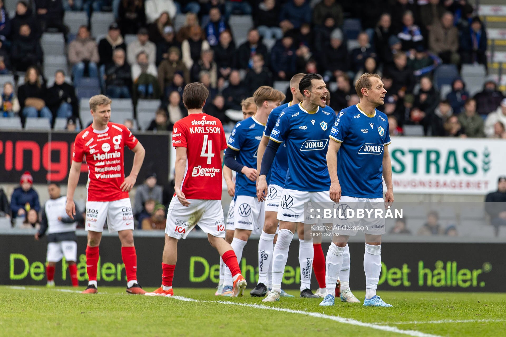 Halmstads Pascal Gregor och Joel Allansson