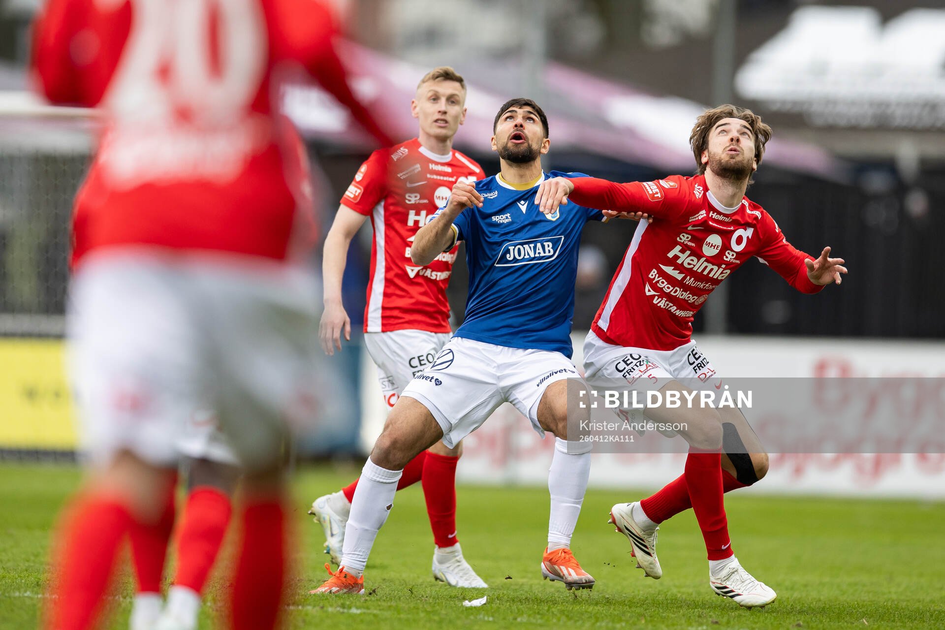 Halmstads Omar Faraj och Degerfors Juhani Pikkarainen