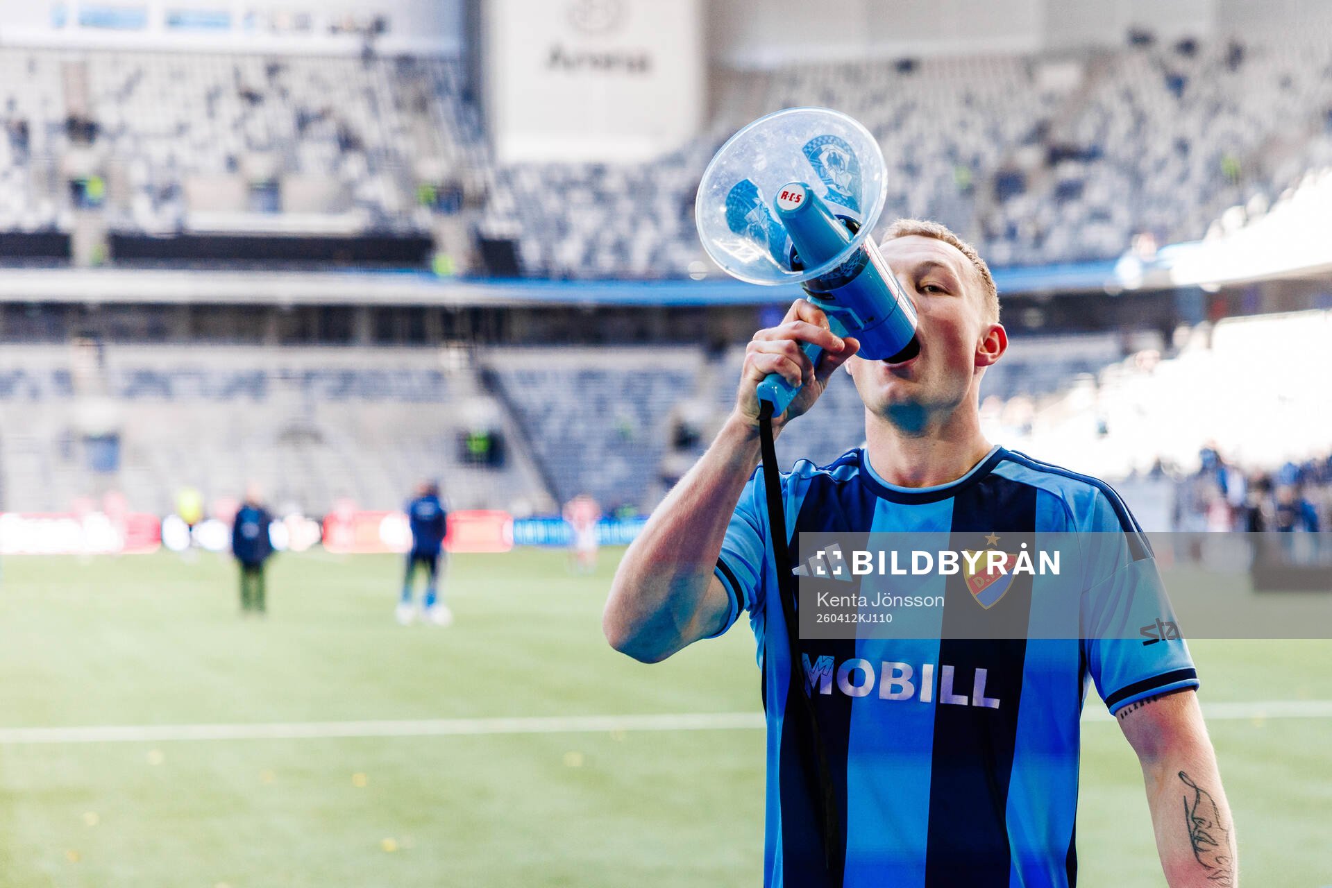 Djurgårdens Kristian Lien jublar