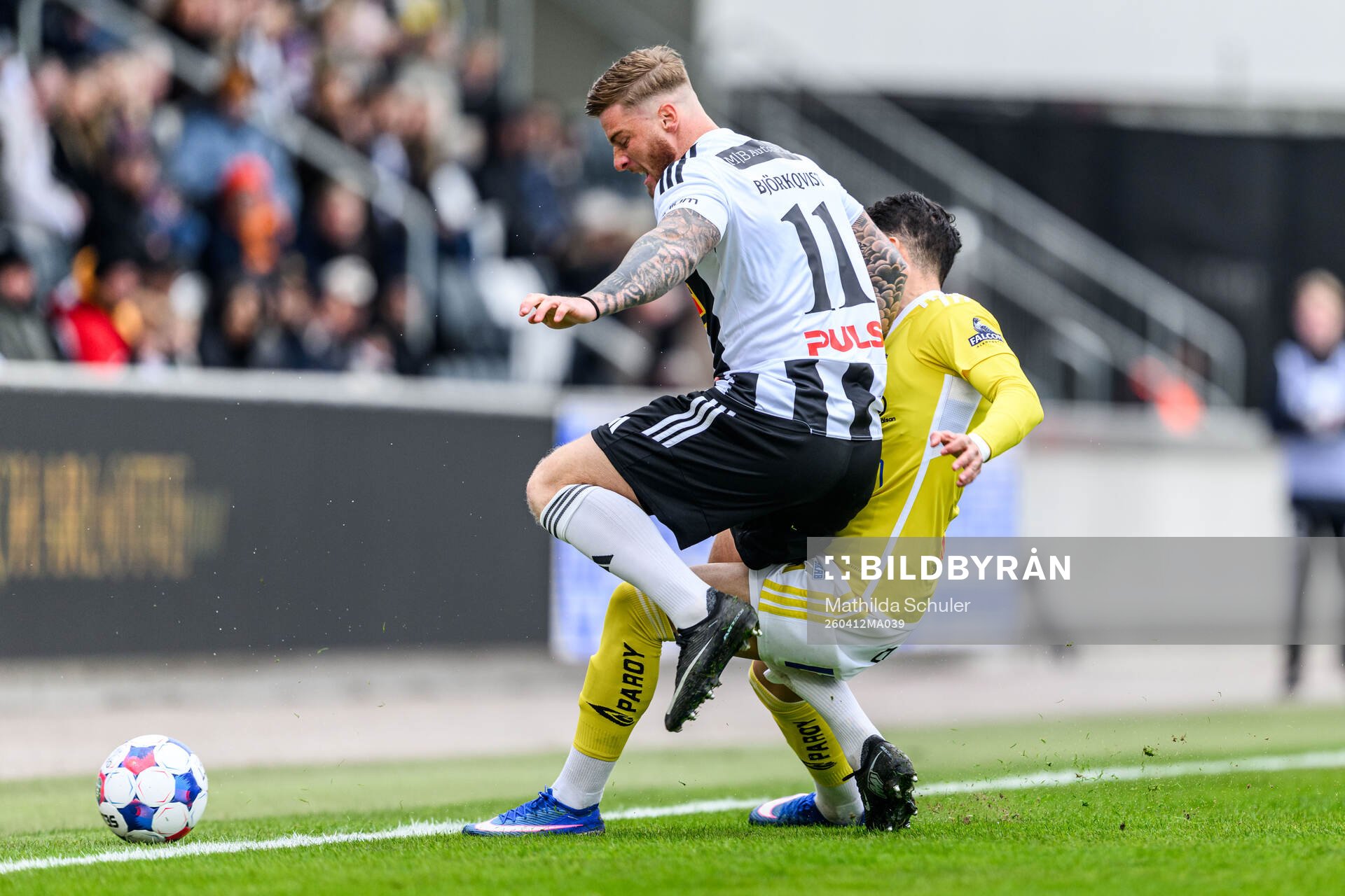 Landskronas Markus Björkqvist och Falkenbergs Elias