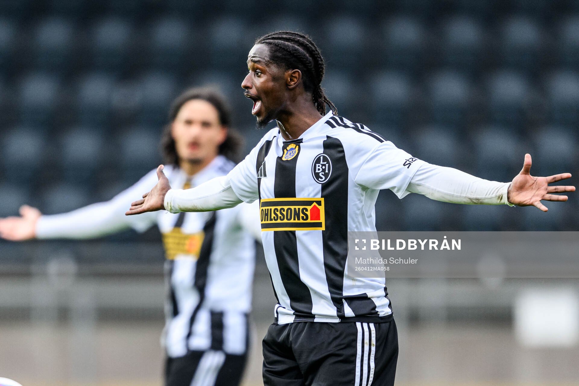 Landskronas Max'Med Omar Mohamed reagerar