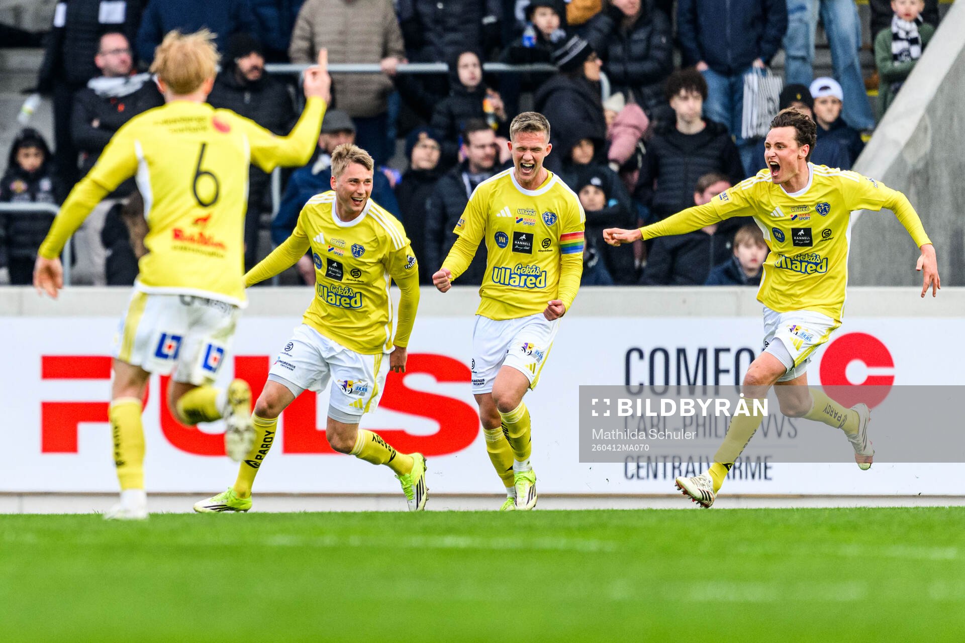 Falkenbergs Tim Stålheden jublar
