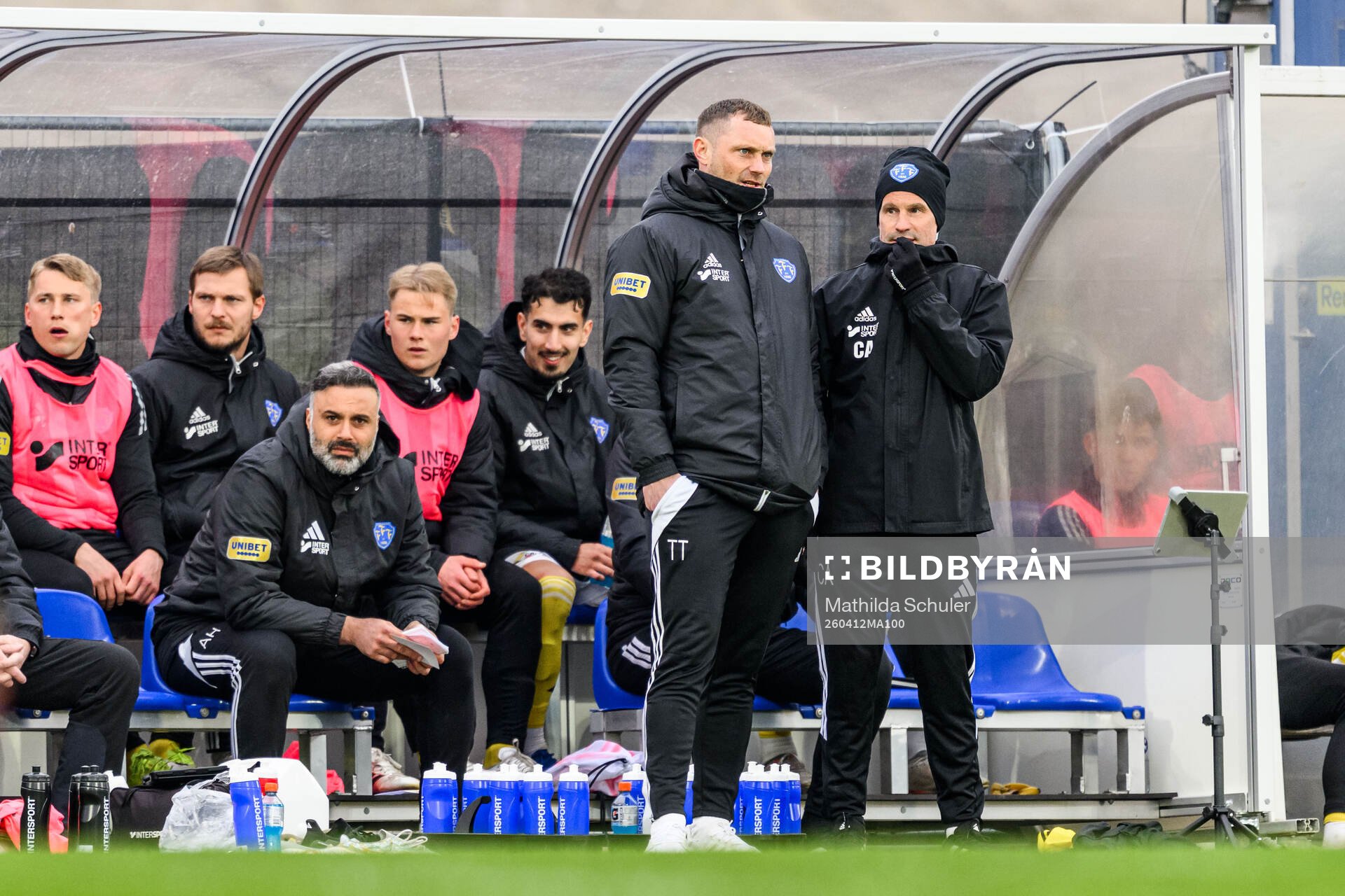 Falkenbergs tränare Christoffer Andersson