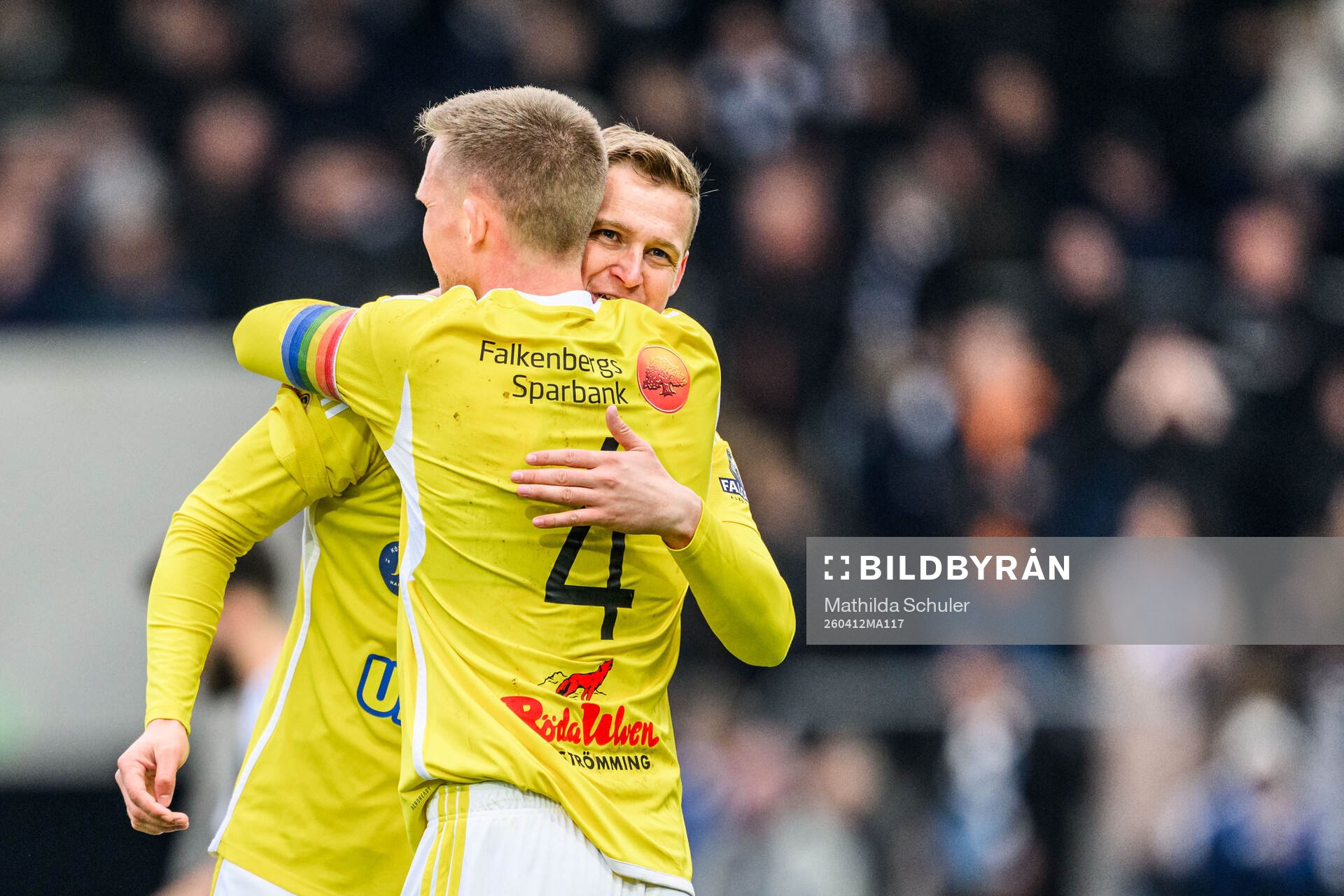 Falkenbergs Noel Hansson jublar