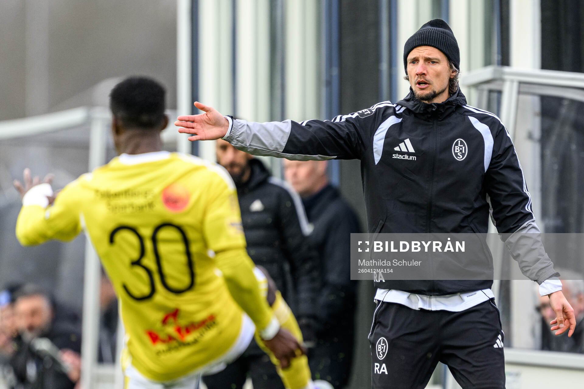 Landskronas tränare Robin Asterhed