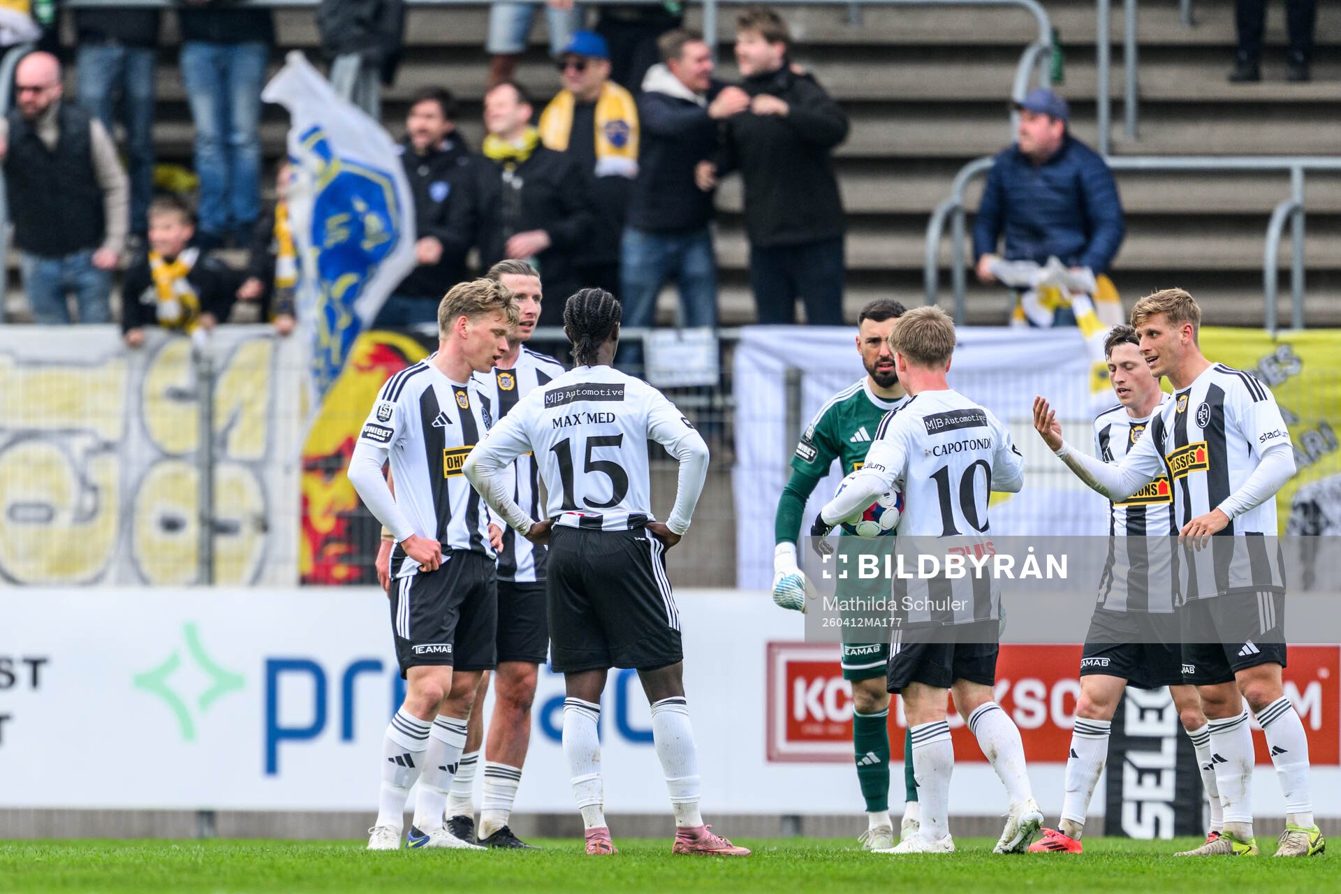Landskronas spelare deppar
