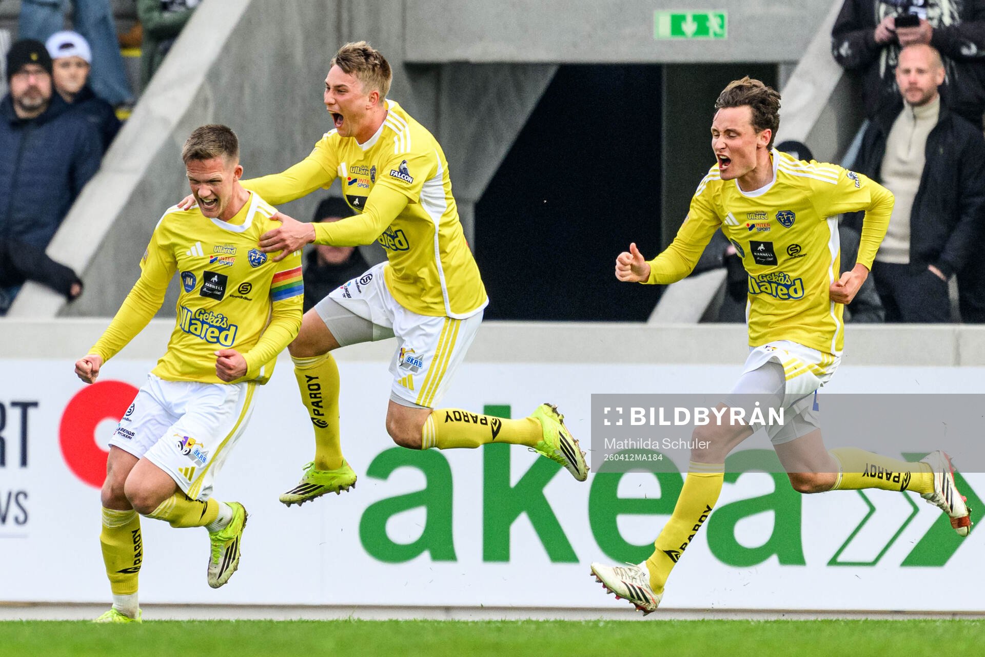 Falkenbergs Tim Stålheden jublar