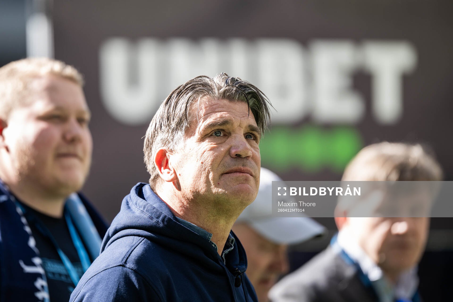 Djurgårdens sportchef Bosse Andersson tackas av