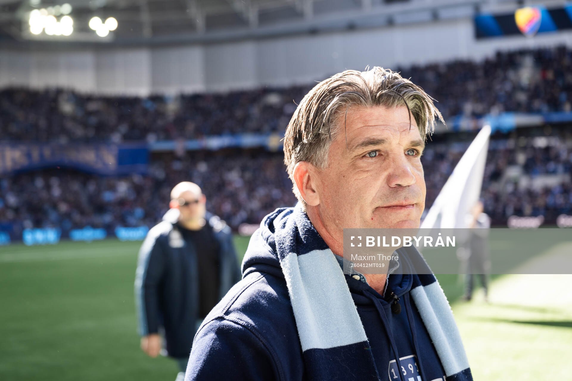 Djurgårdens sportchef Bosse Andersson tackas av