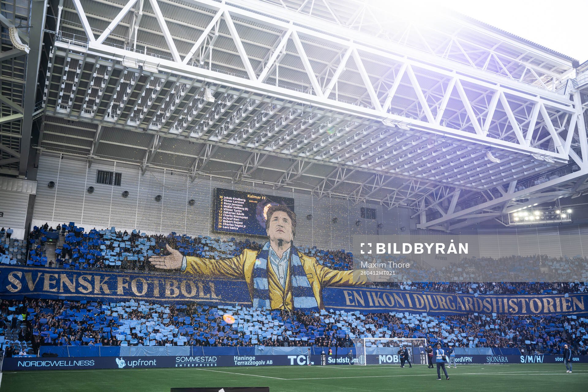 Djurgårdens sportchef Bosse Andersson som tackas av och