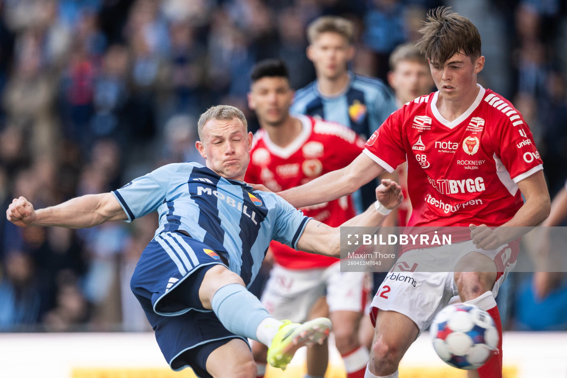 Djurgårdens Kristian Lien och Kalmars Zakarias Råvik