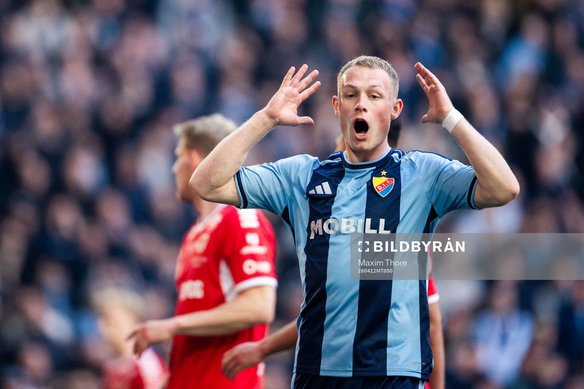 Djurgårdens Kristian Lien reagerar