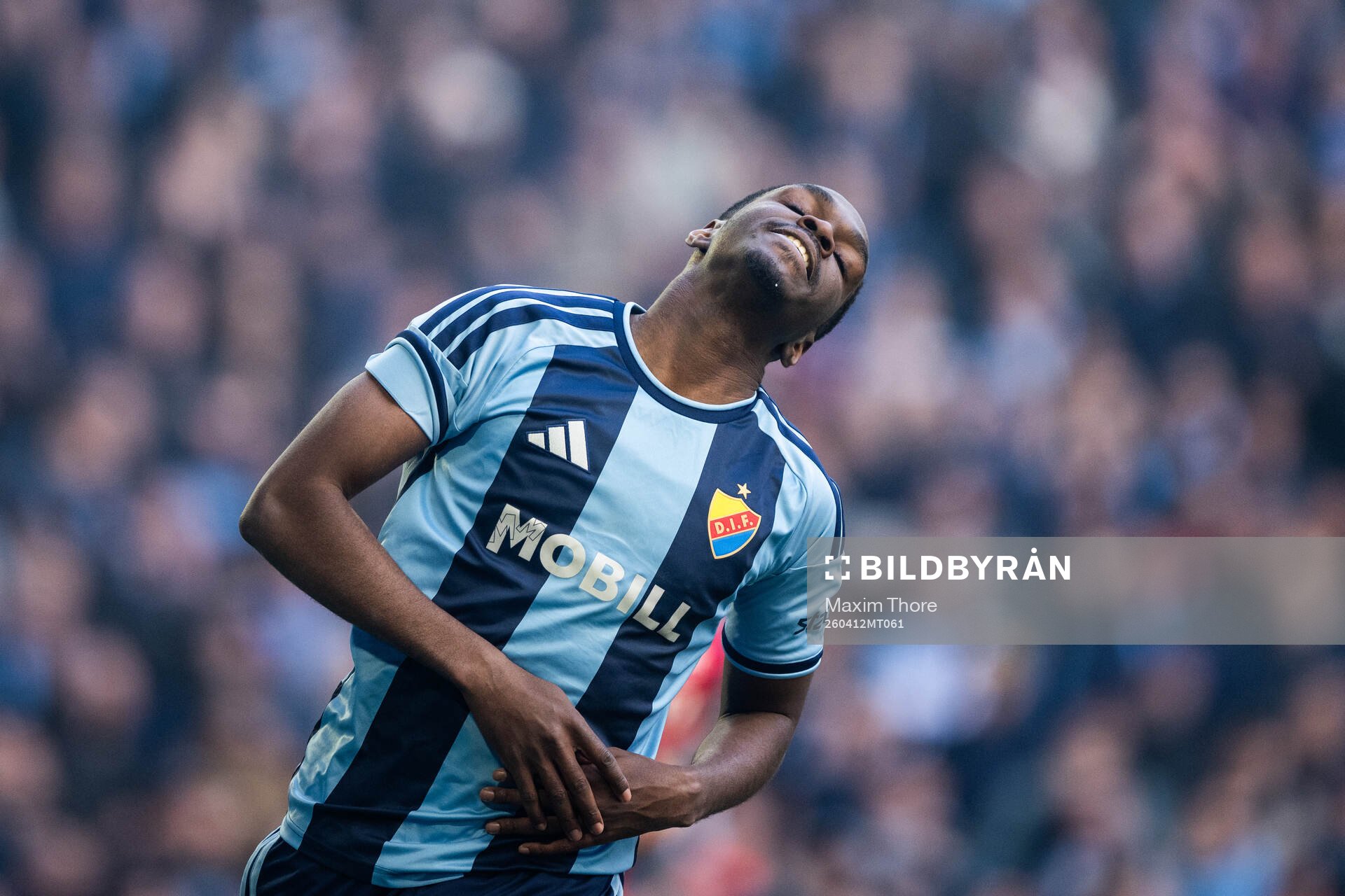Djurgårdens Joel Asoro deppar