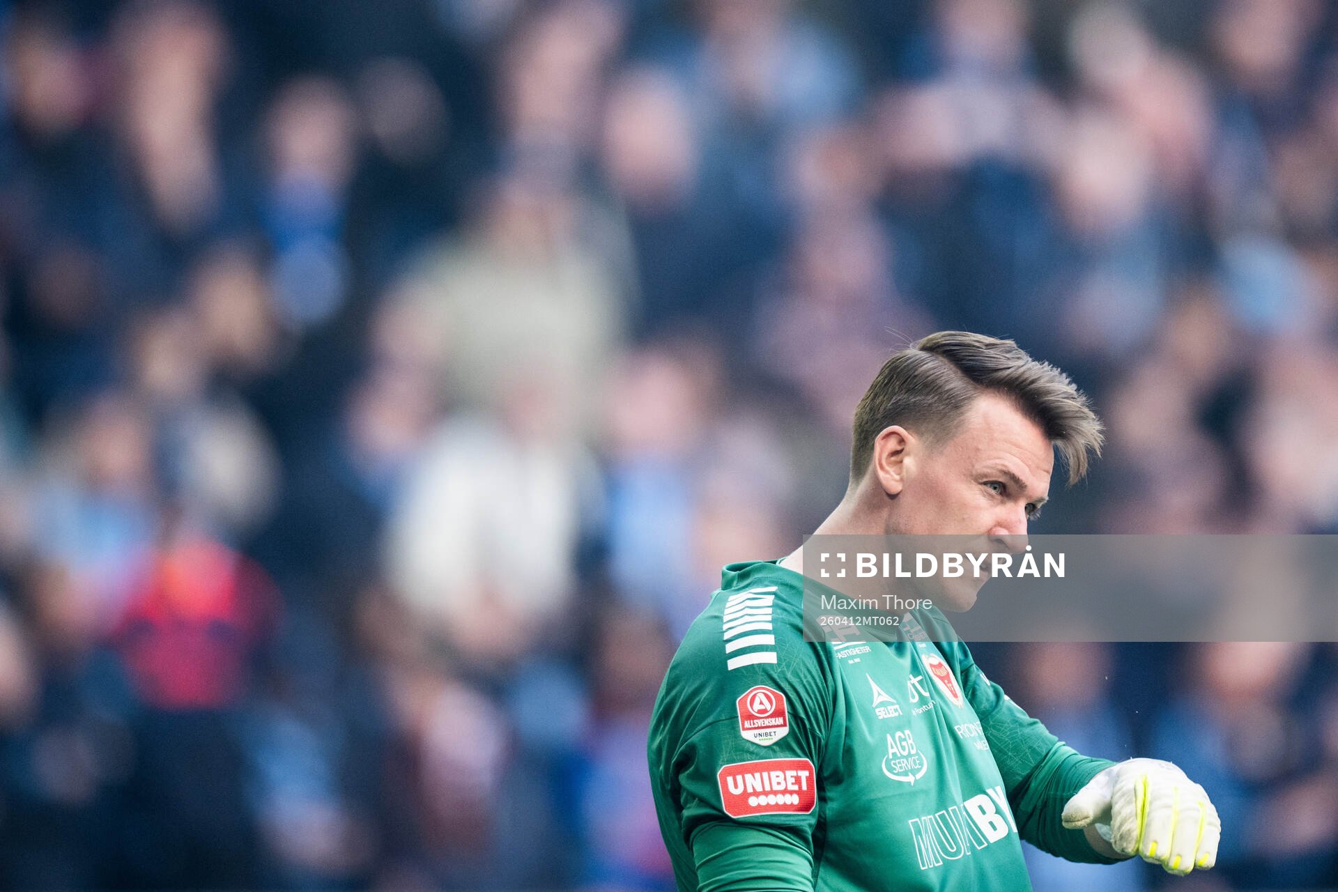 Kalmars målvakt Jakob Kindberg deppar