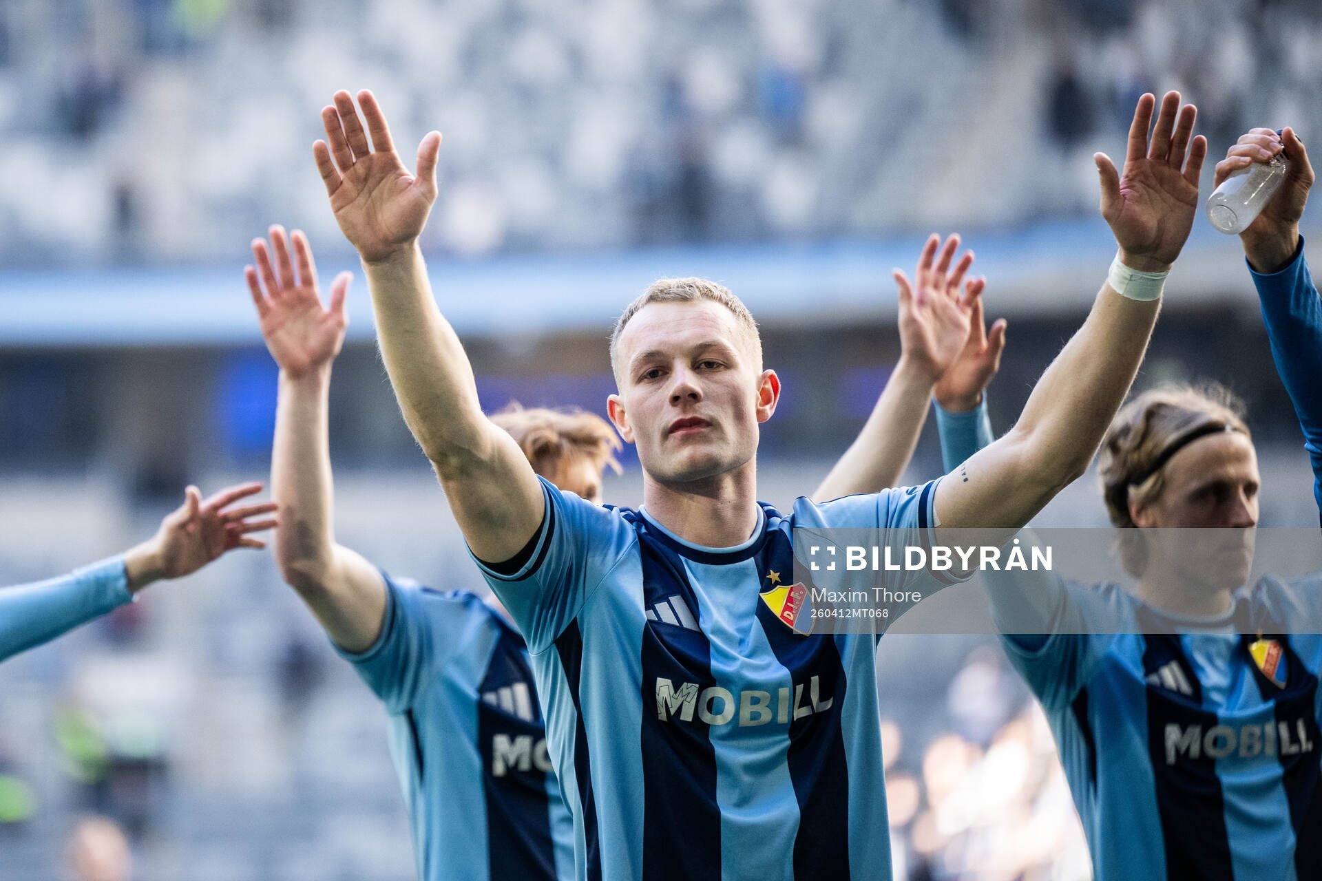 Djurgårdens Kristian Lien jublar
