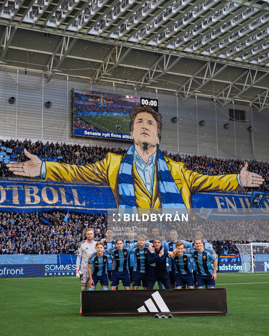 Djurgårdens f.d sportchef Bosse Andersson poserar med