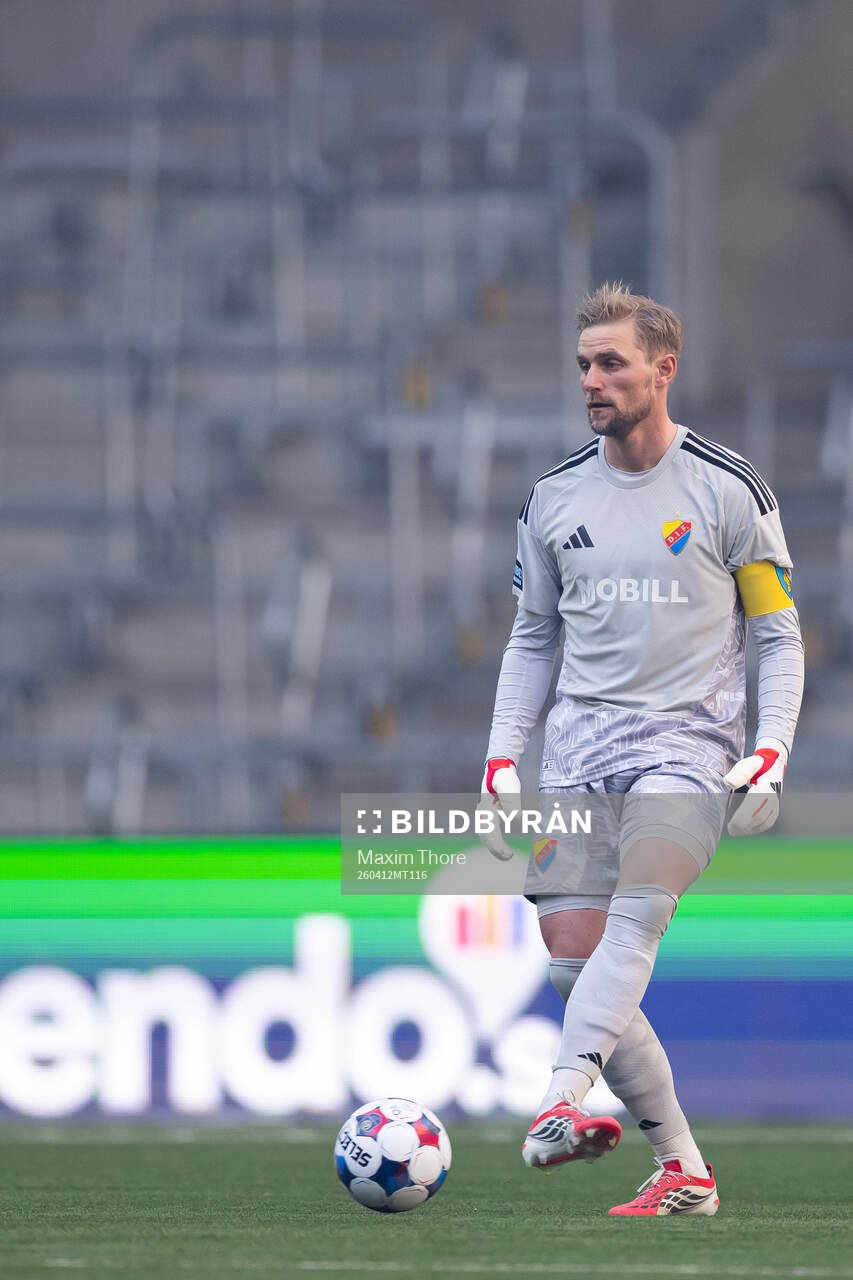Djurgårdens målvakt Jacob Rinne