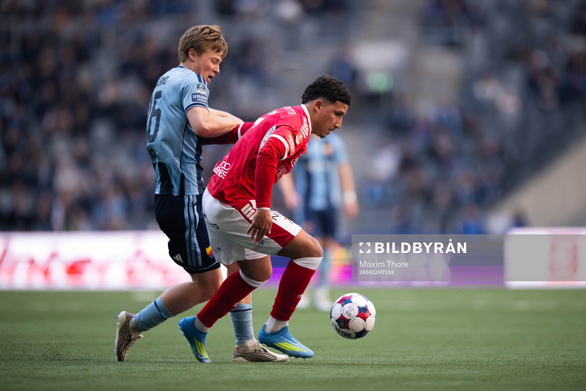 Djurgårdens Bo Hegland och Kalmars Nassef Chourak