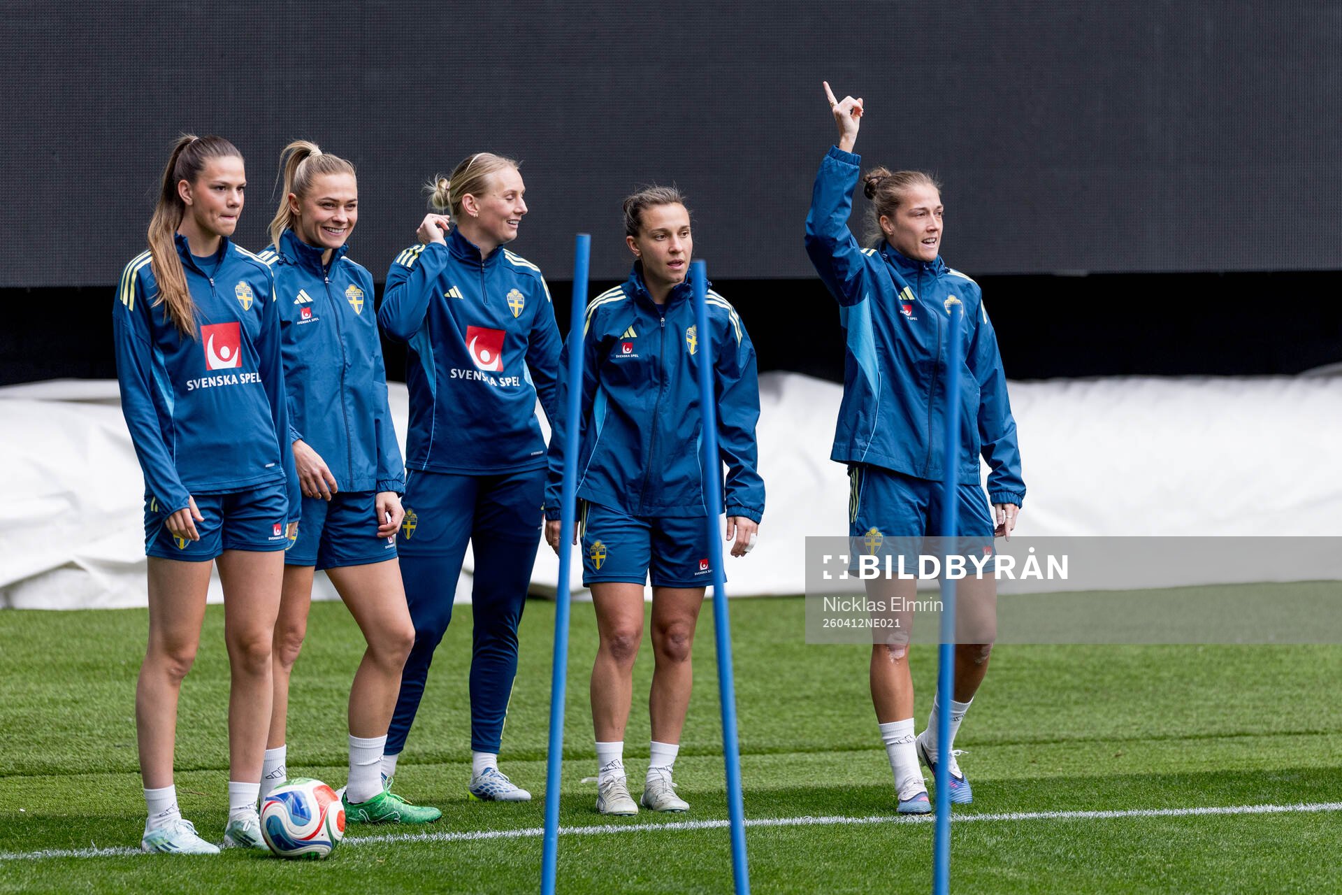 Bella Andersson, Rebecka Blomqvist, Stina Blackstenius,