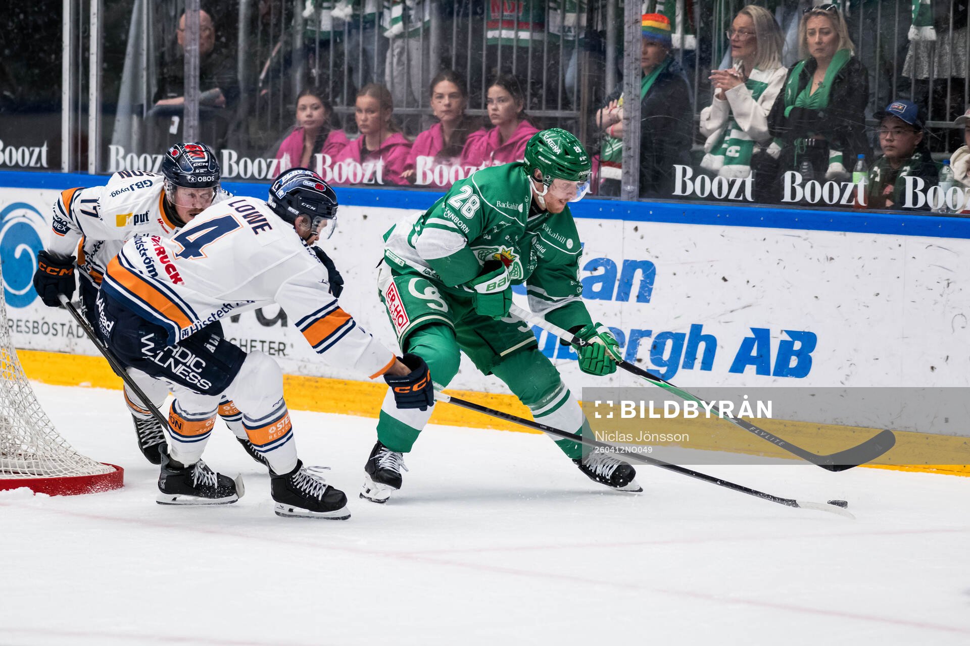 Växjös Keegan Lowe och Rögles Anton Bengtsson