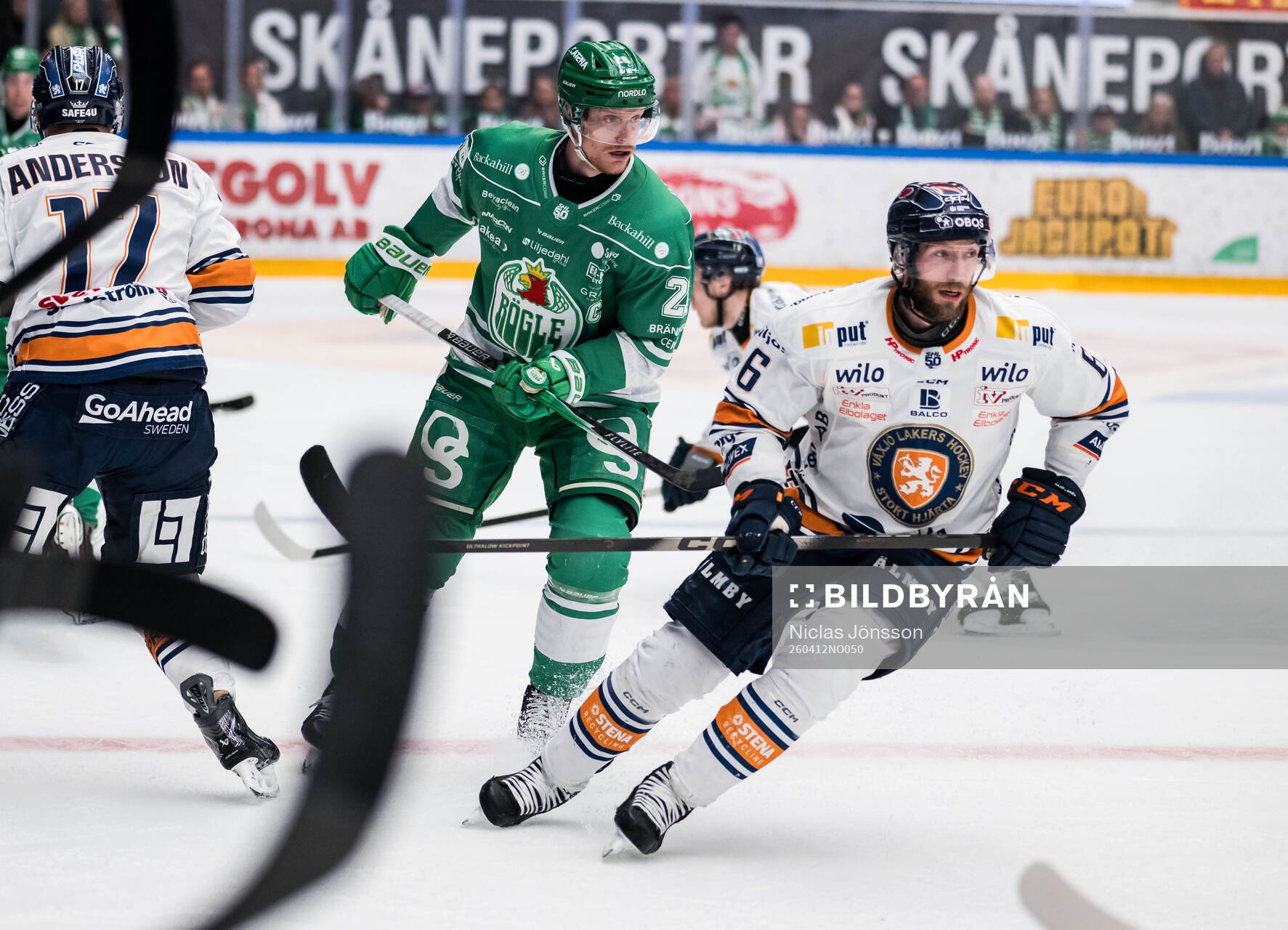 Rögles Anton Bengtsson och Paul Ladue