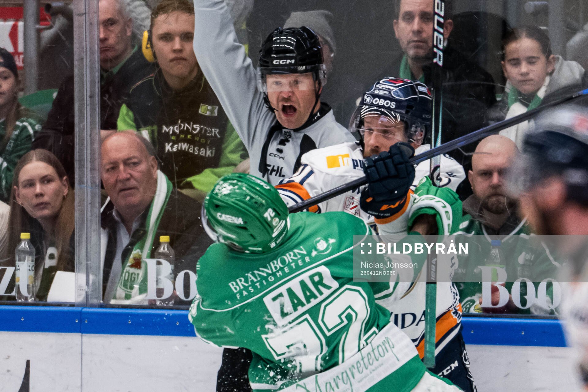 Rögles Daniel Zaar och Växjös Brian Cooper