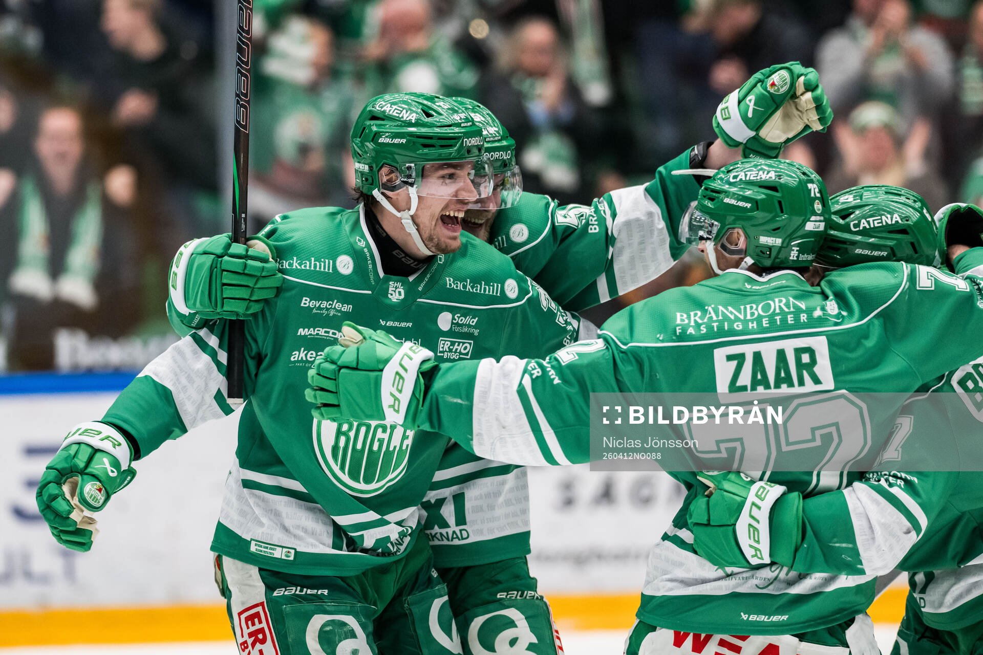 Rögles Albin Sundsvik jublar