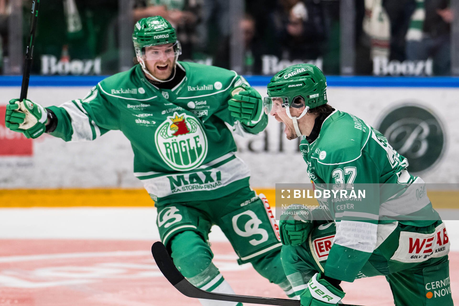 Rögles Albin Sundsvik jublar