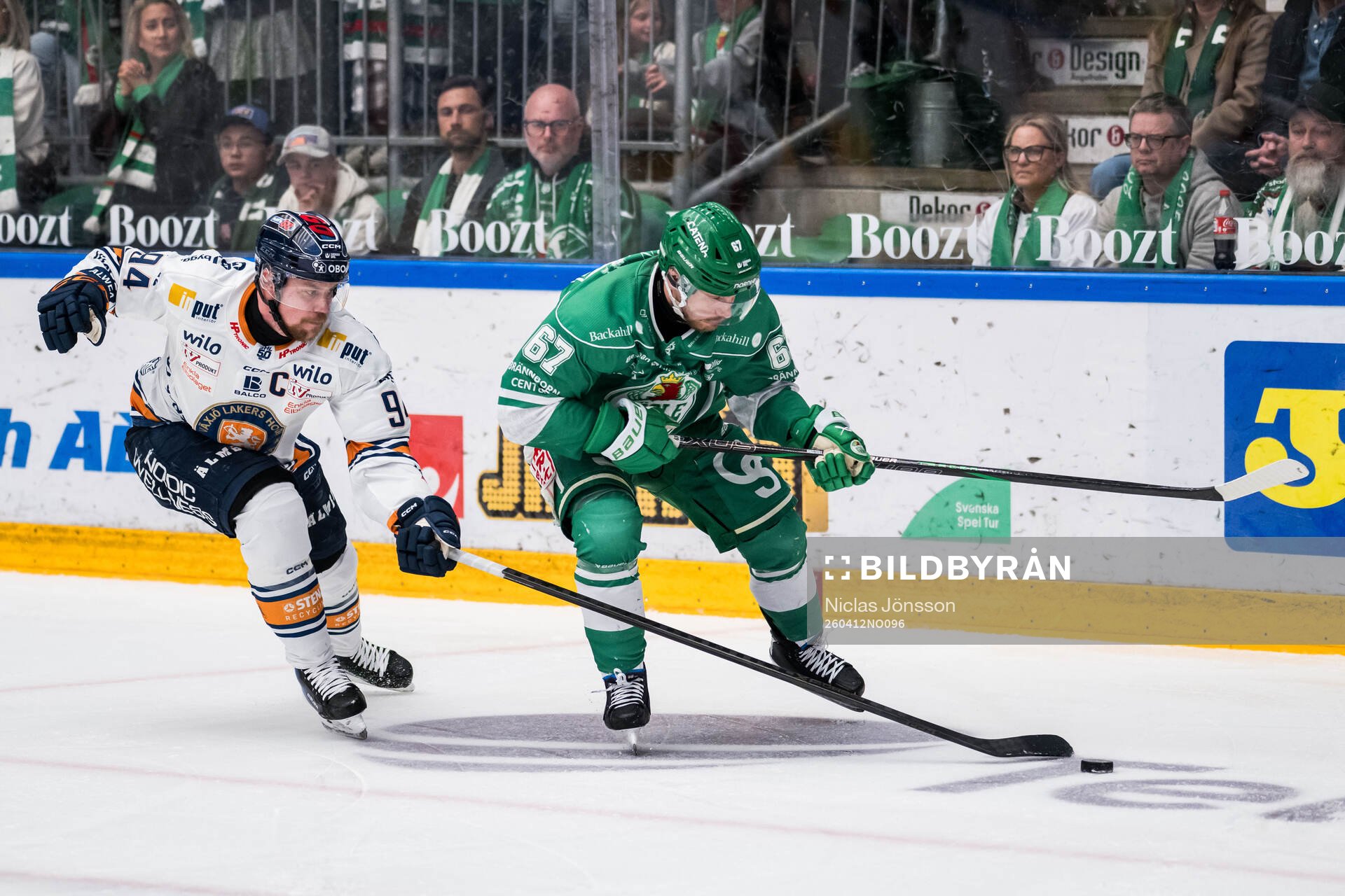 Växjös Joel Persson och Rögles Leon Bristedt